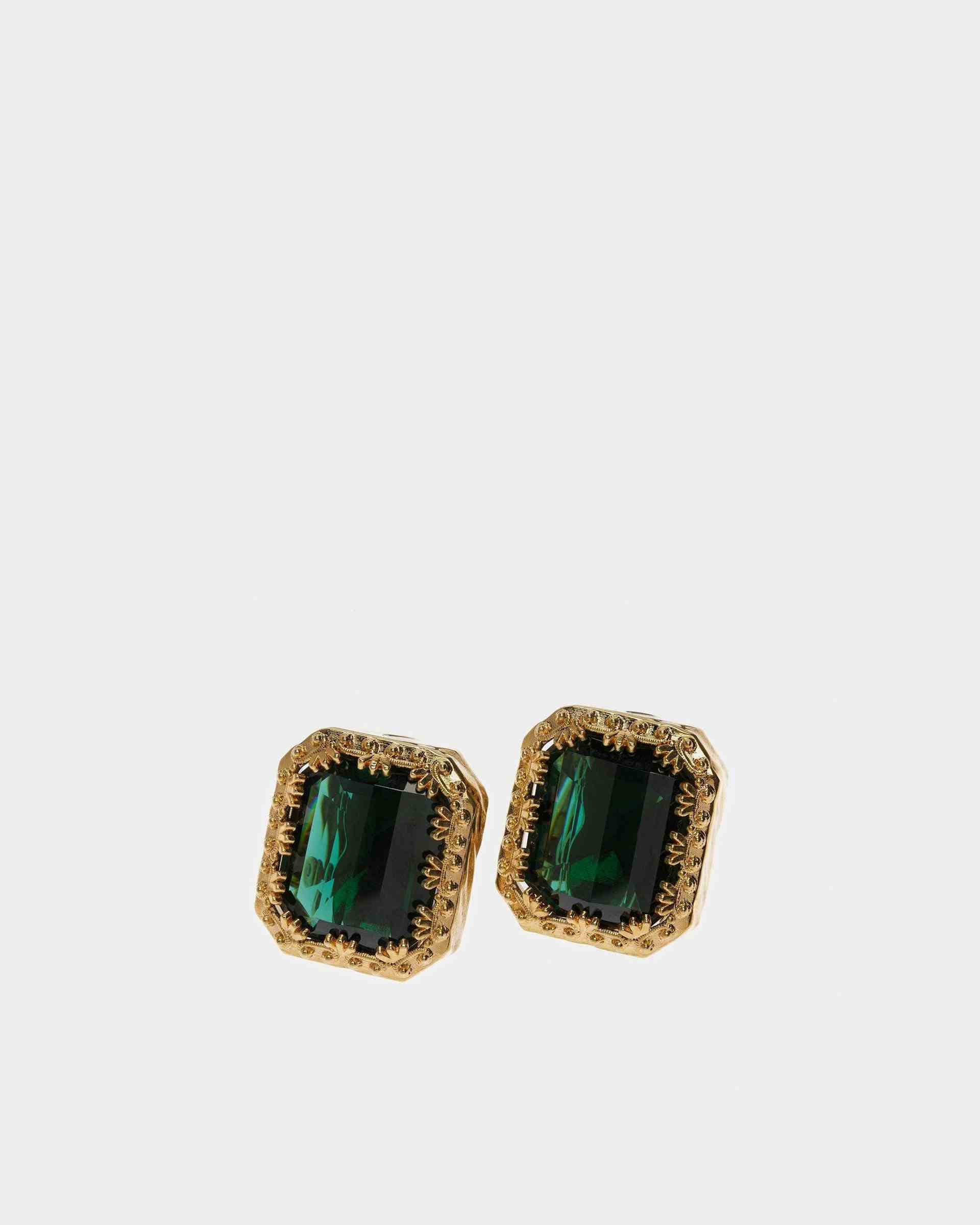 Clip Earrings In Emerald - Women's - Bally