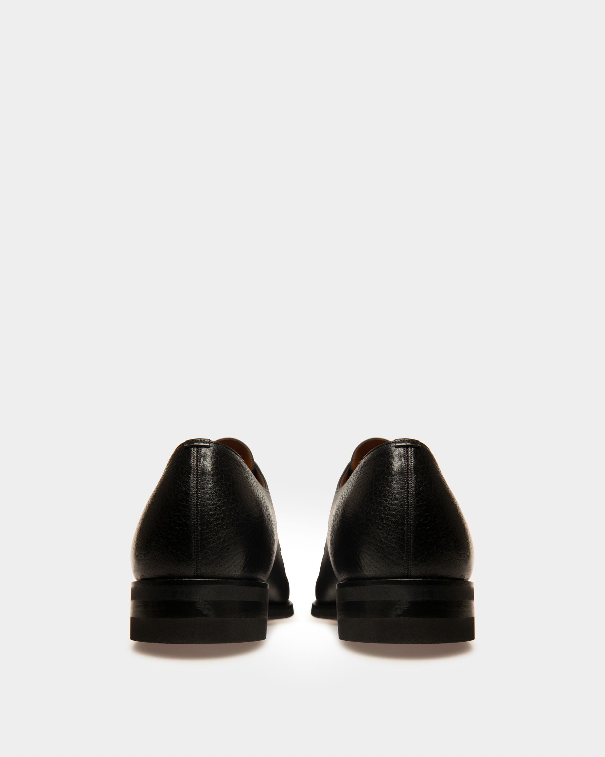 Scrivani Mens Handpainted Leather Shoe In Black - Men's - Bally - 02