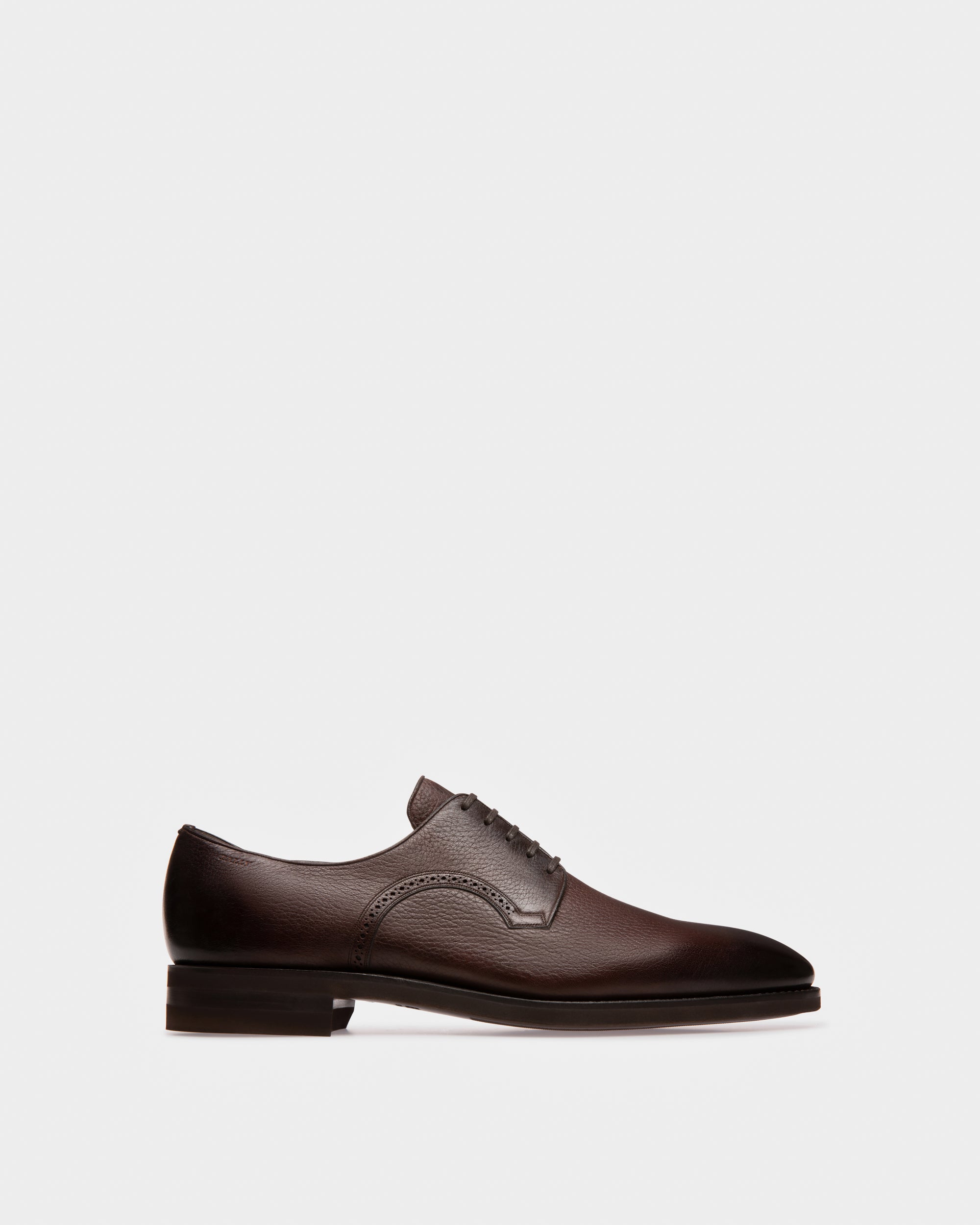 Scrivani Men's Leather Shoe In Coffee - Men's - Bally - 01