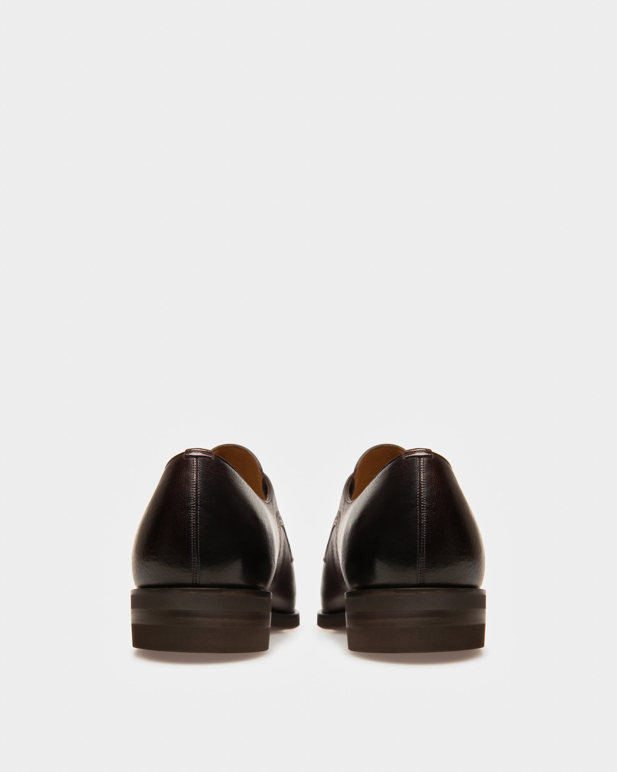 Scrivani Men's Leather Shoe In Coffee - Men's - Bally - 02