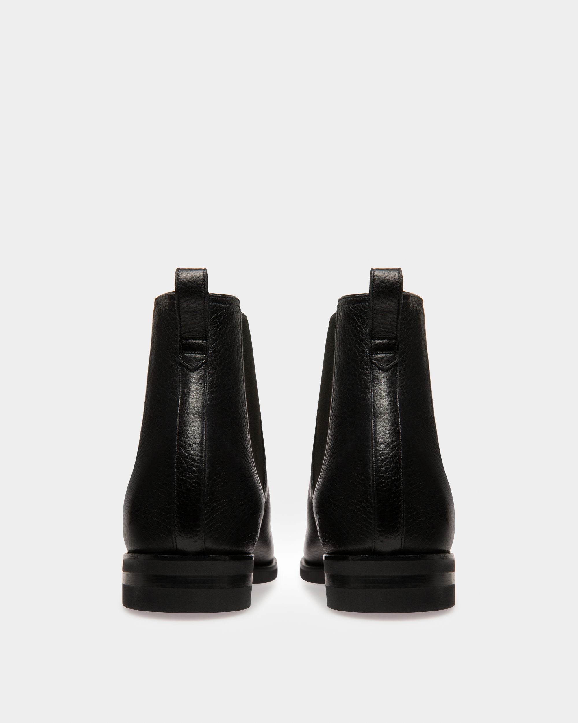 Scavone Men's Leather Boot In Black - Men's - Bally - 03