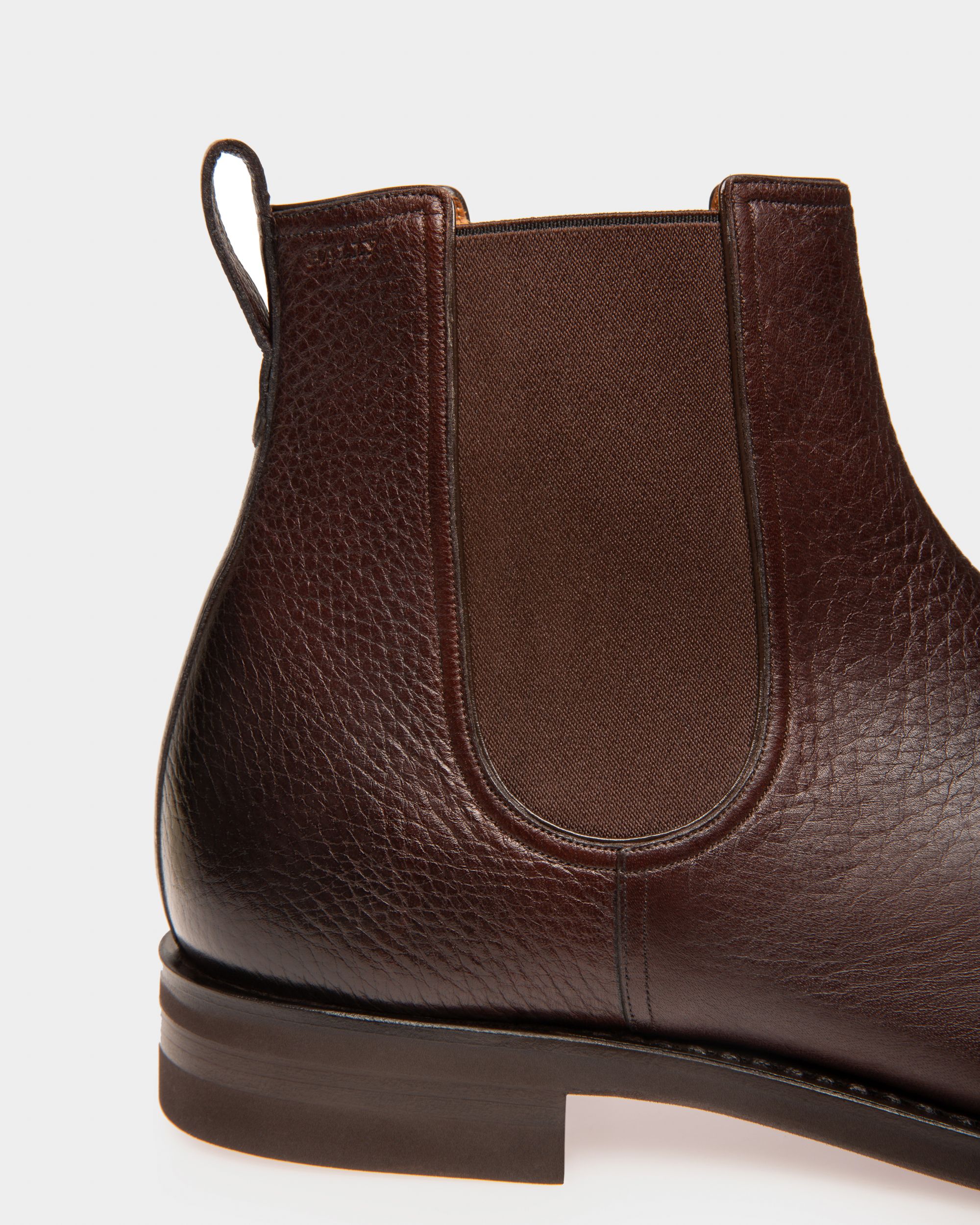 Scribe Novo Booties In Coffee Leather - Men's - Bally - 05