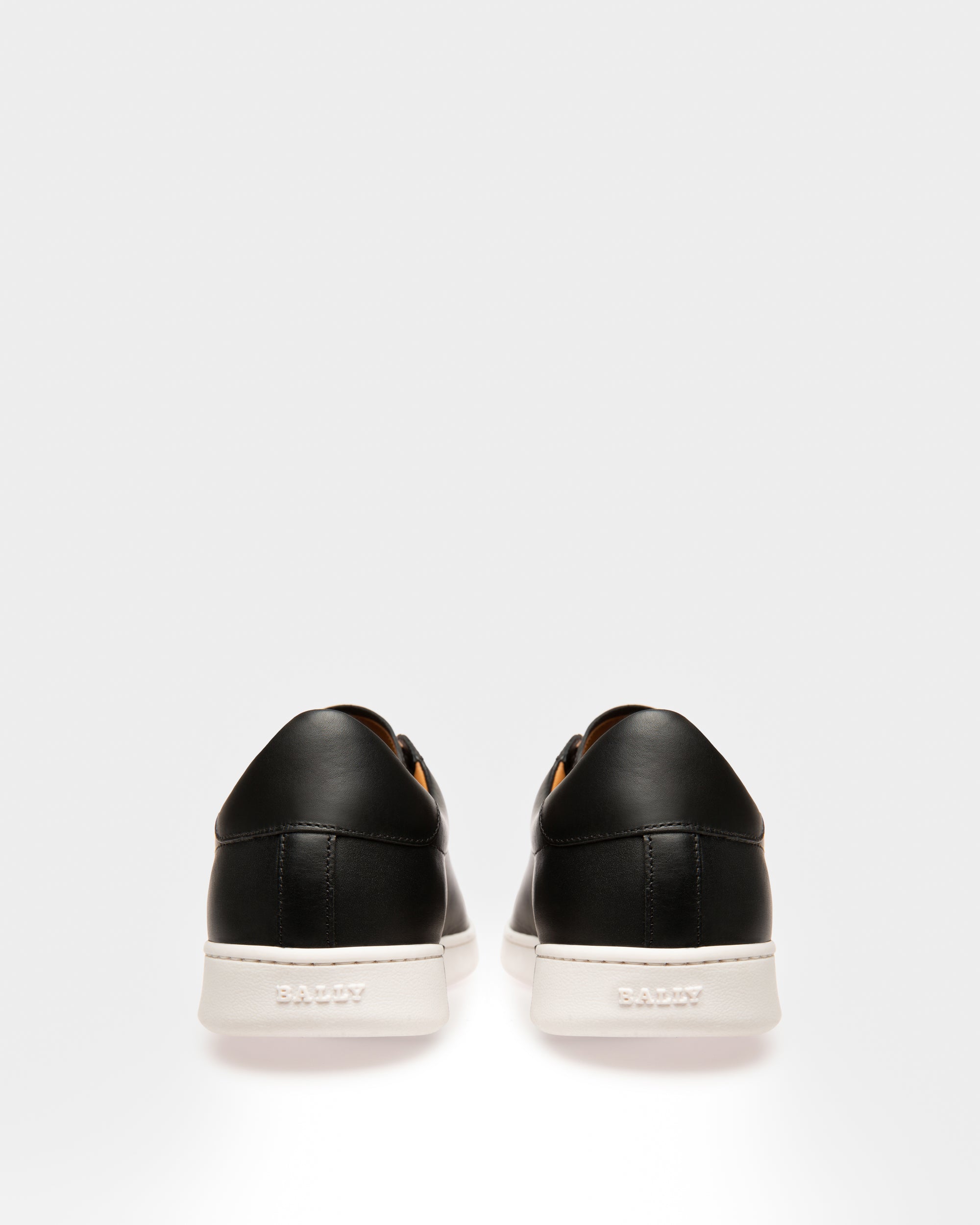 Asher Men's Leather Trainer In Black - Men's - Bally - 04