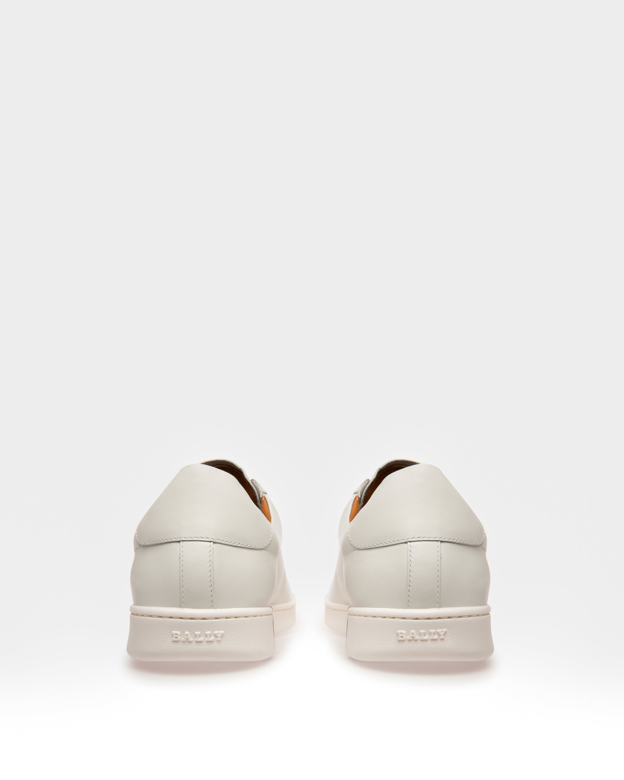 Asher Men's Leather Trainer In White - Men's - Bally - 03
