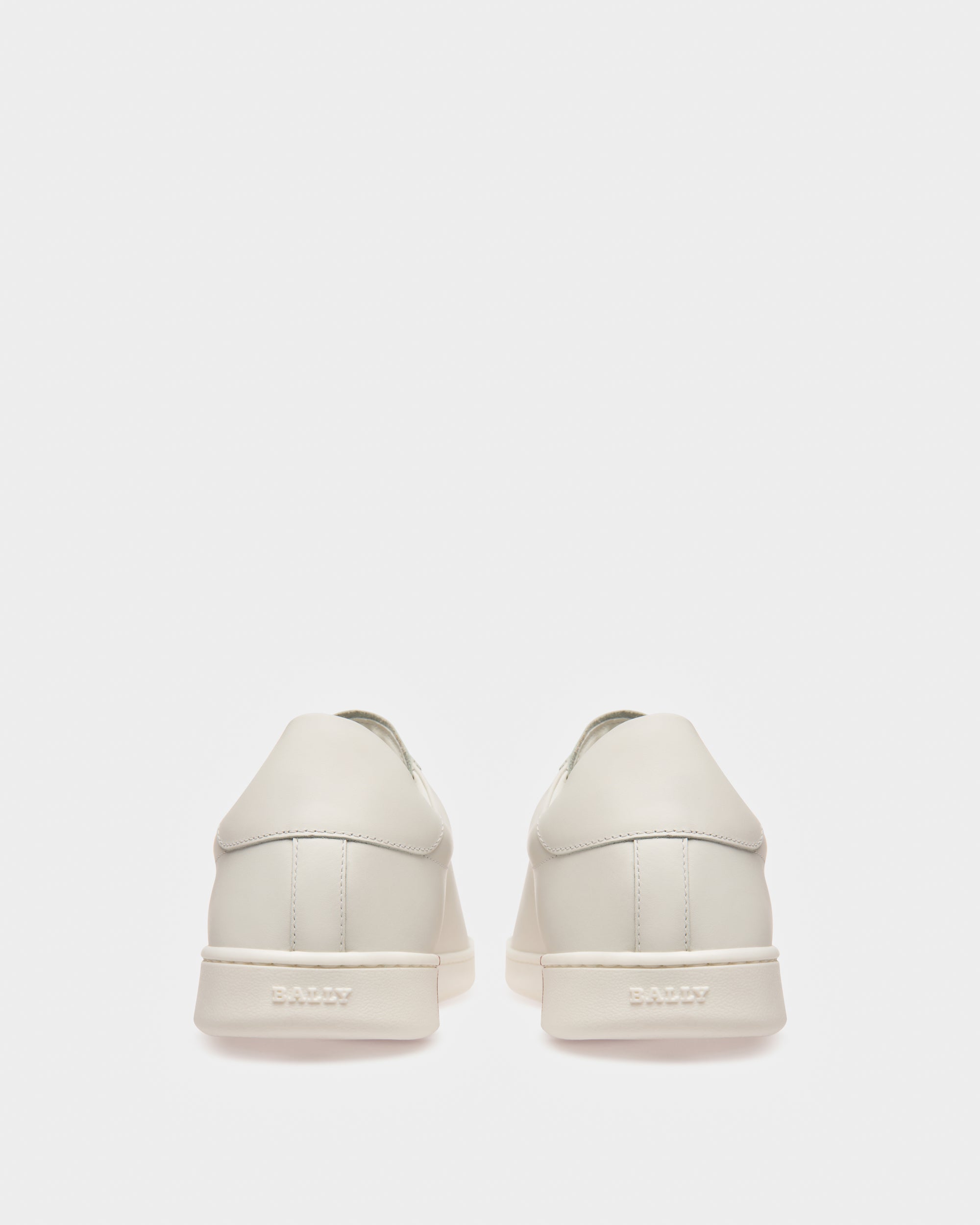 Asher Leather Sneakers In White - Men's - Bally - 03