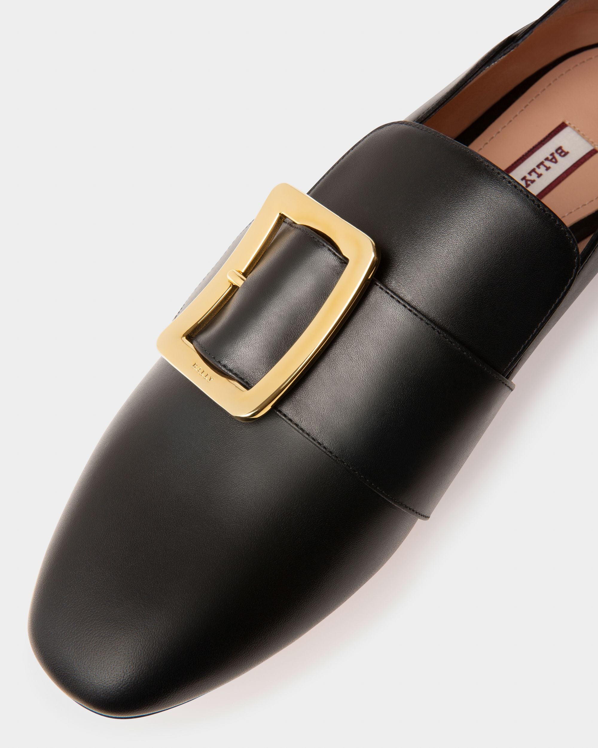 Janelle Women's Calf Leather Slipper In Black - Women's - Bally - 03