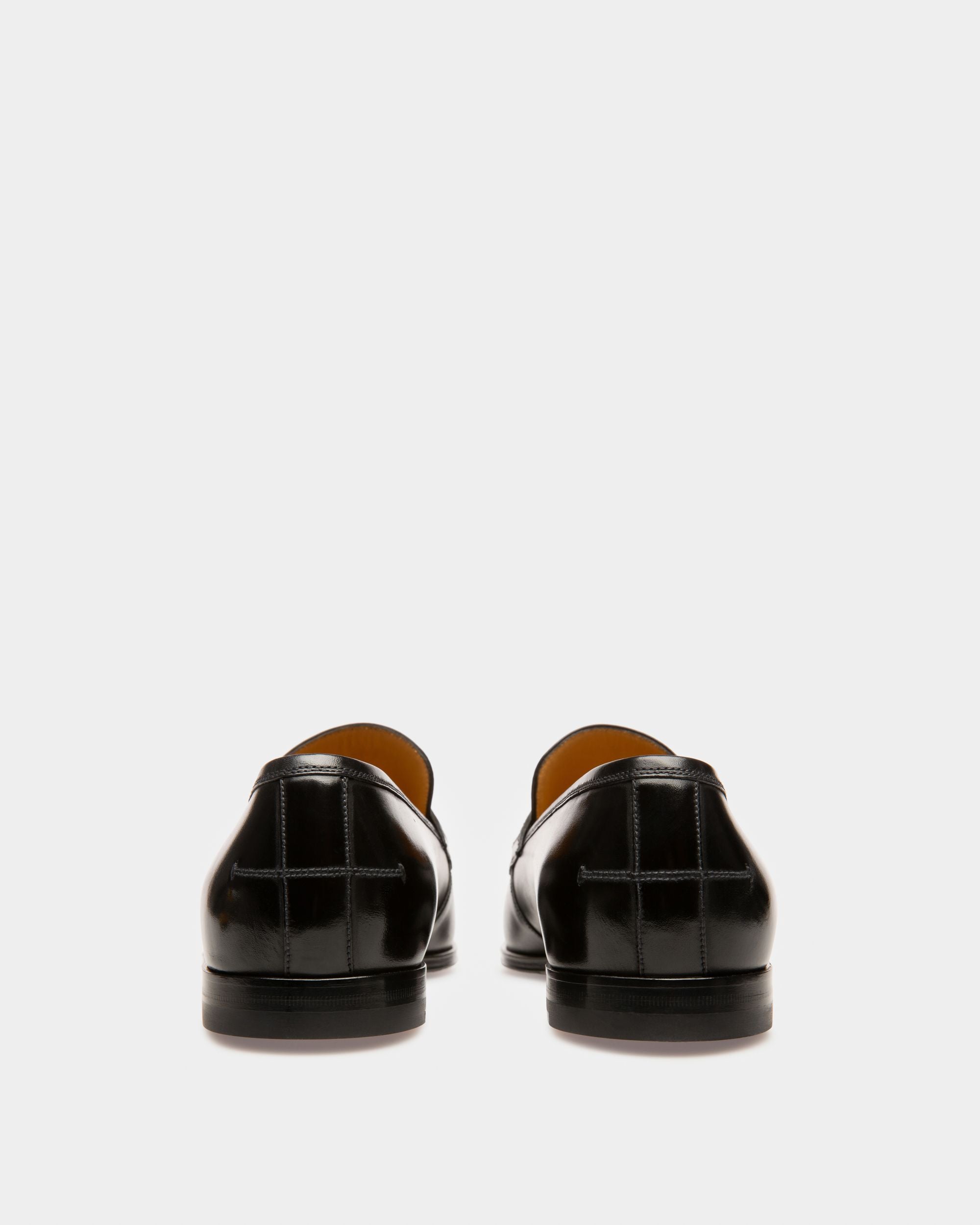 Webb Leather Loafers In Black - Men's - Bally - 03