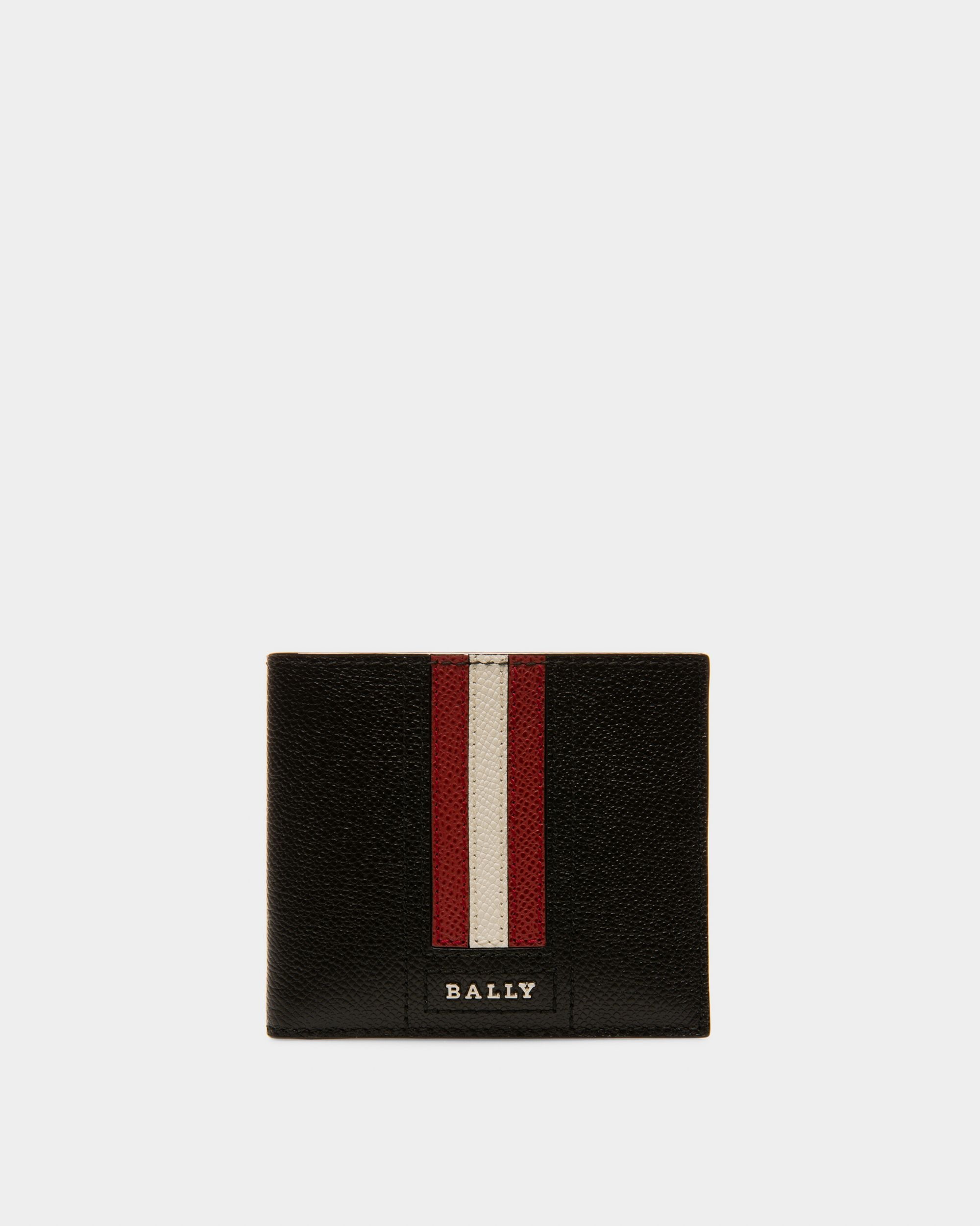 Tonett Leather Wallet In Black - Men's - Bally - 01