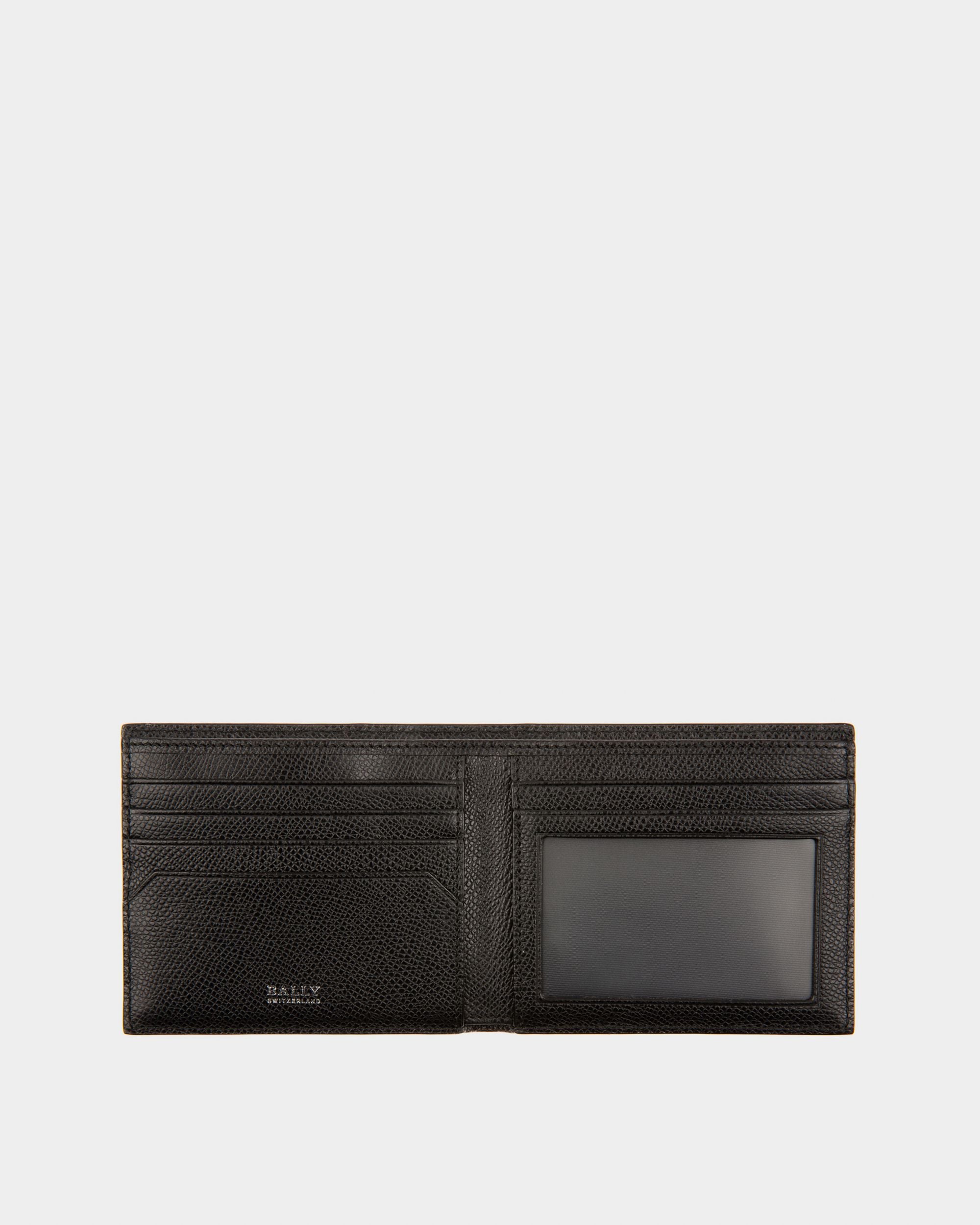 Tonett Leather Wallet In Black - Men's - Bally - 03
