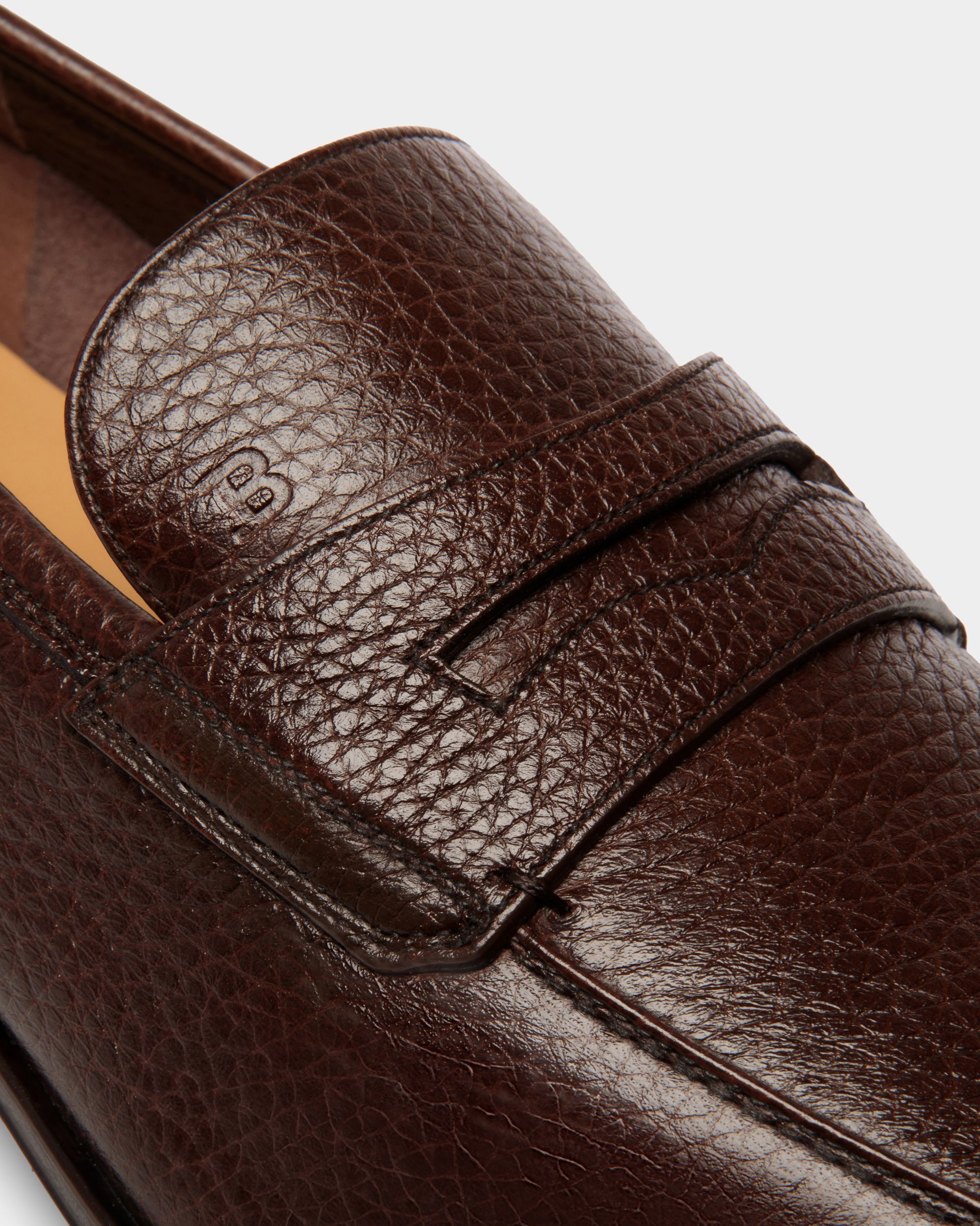 Webb Leather Loafers In Brown - Men's - Bally - 06