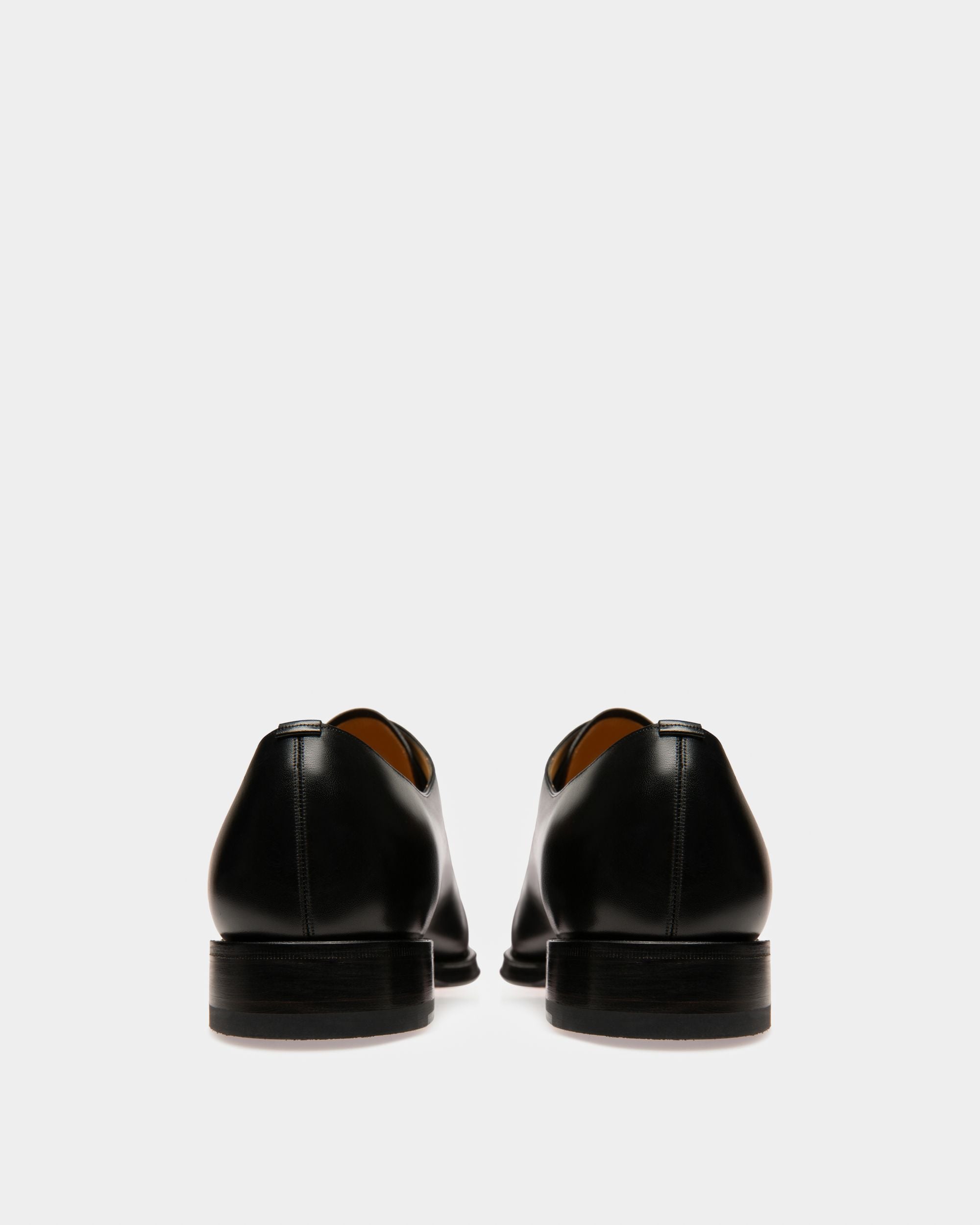 Scolder Men's Plain Calf Leather Oxford Shoe In Black - Men's - Bally - 04