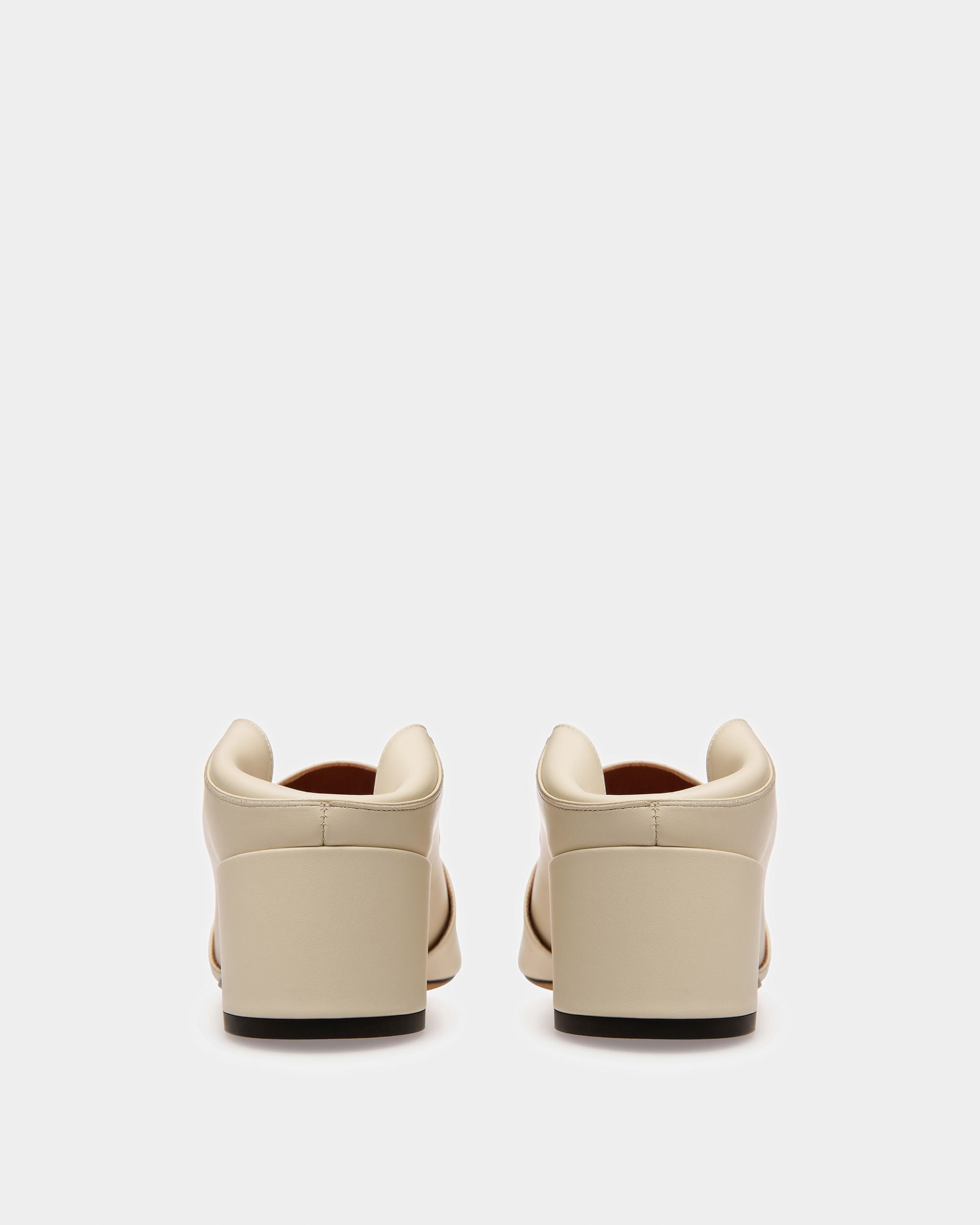 Janelle Leather Pumps In Bone - Women's - Bally - 03