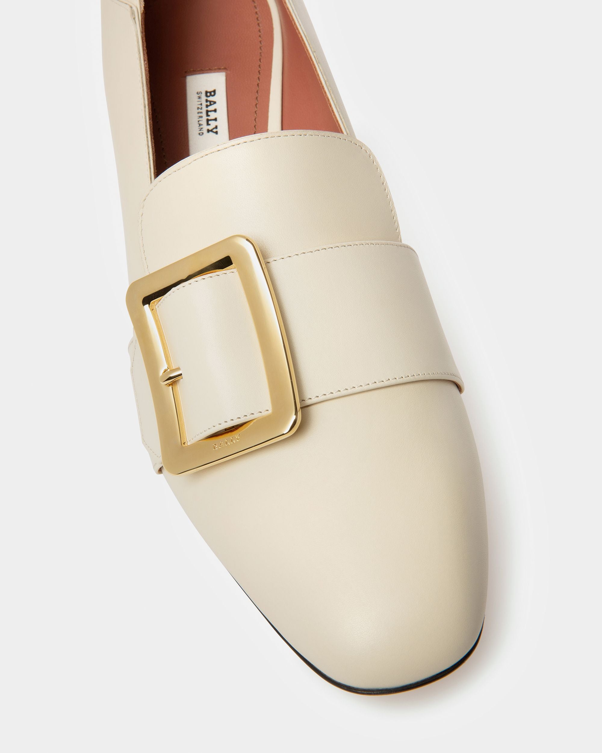 Janelle Leather Pumps In Bone - Women's - Bally - 04