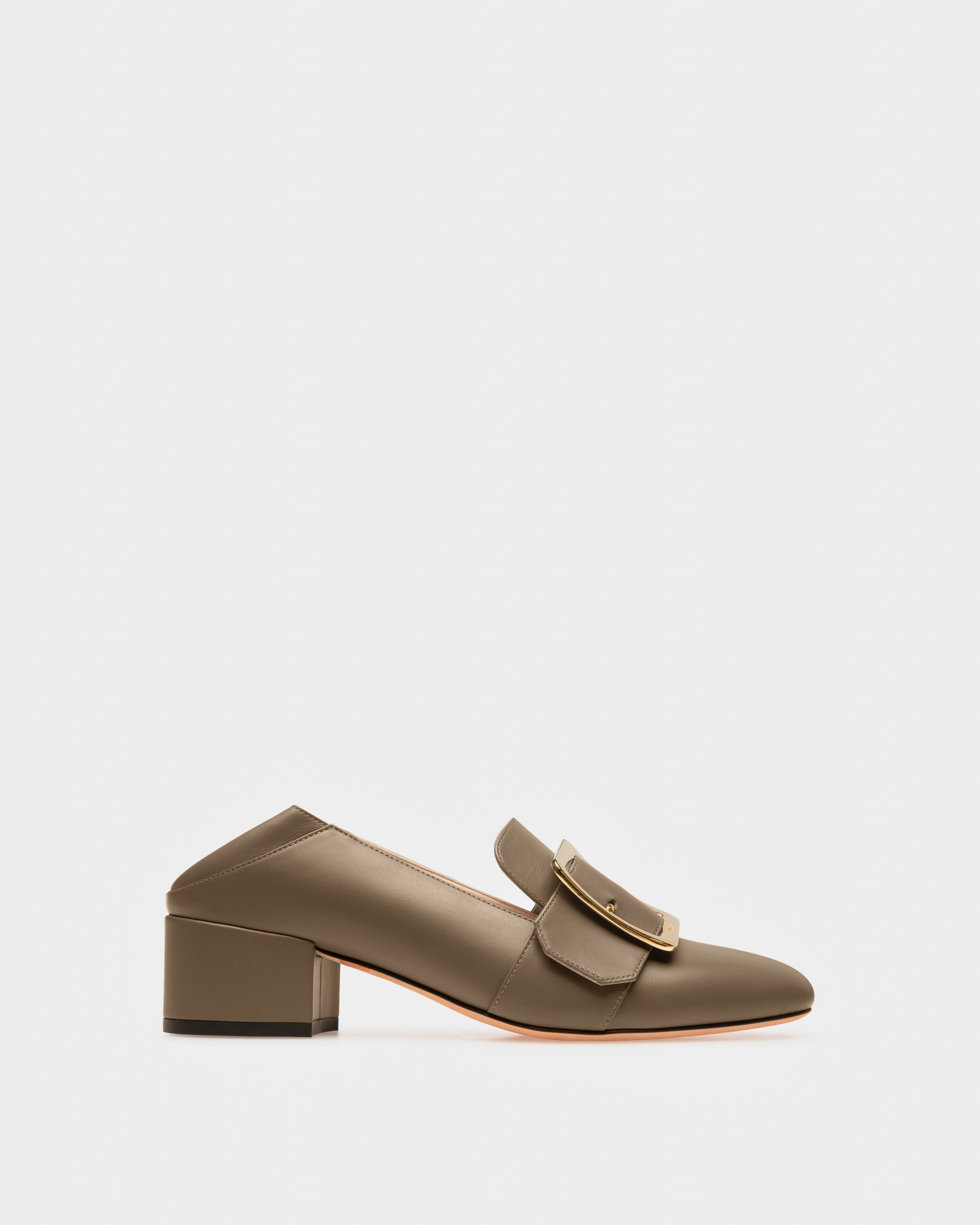 Janelle Leather Pumps In Taupe - Women's - Bally - 07