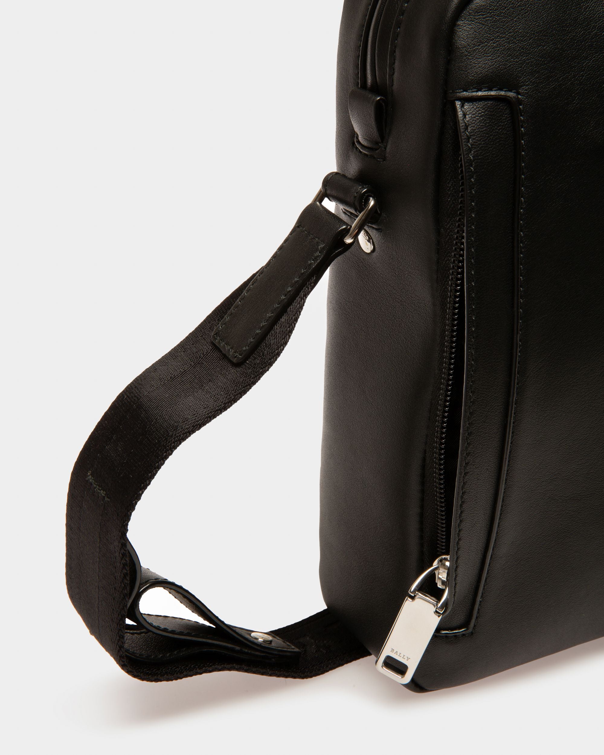 Holm Leather Cross-Body Bag In Black - Men's - Bally - 03