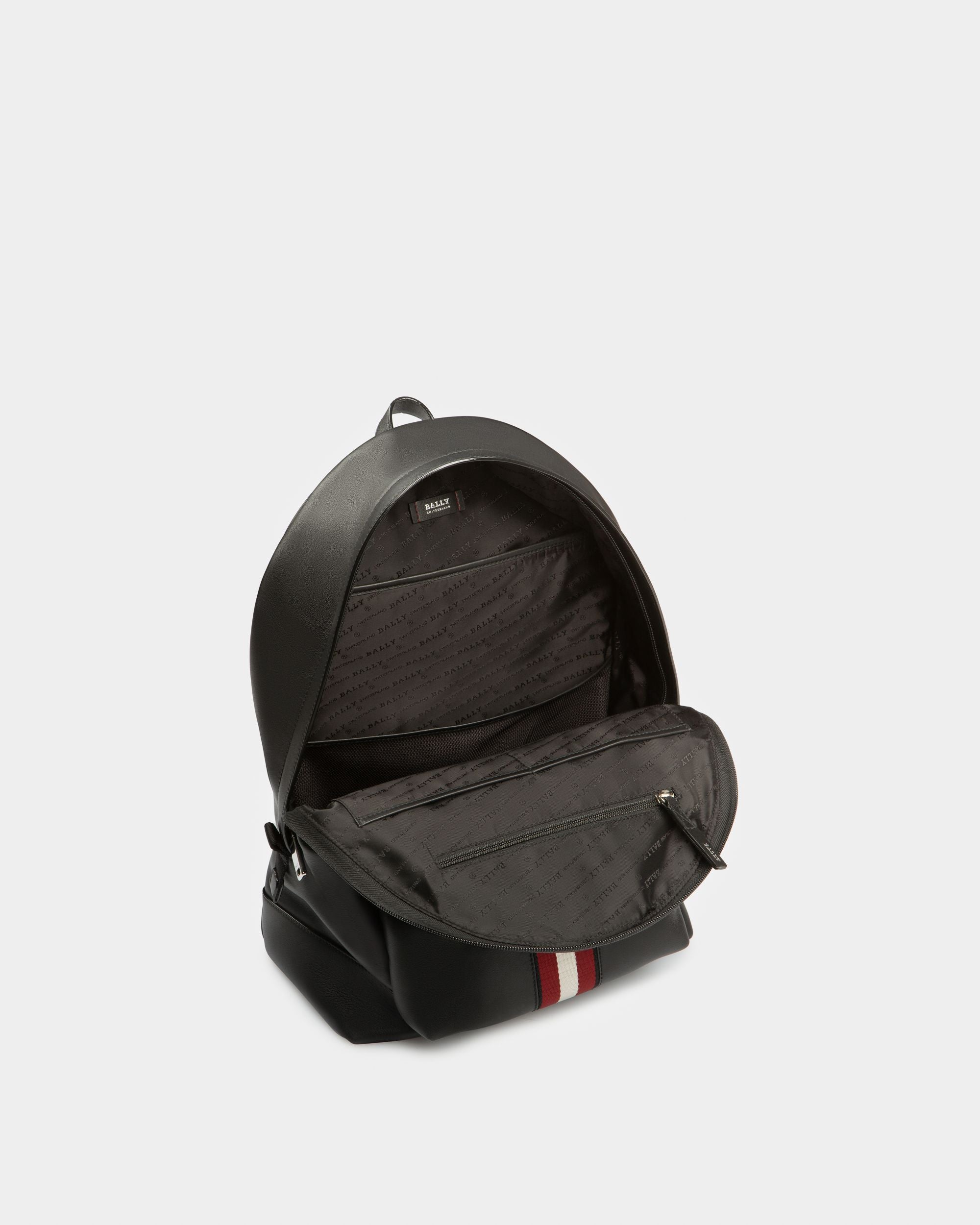 Harper Leather Backpack In Black - Men's - Bally - 02