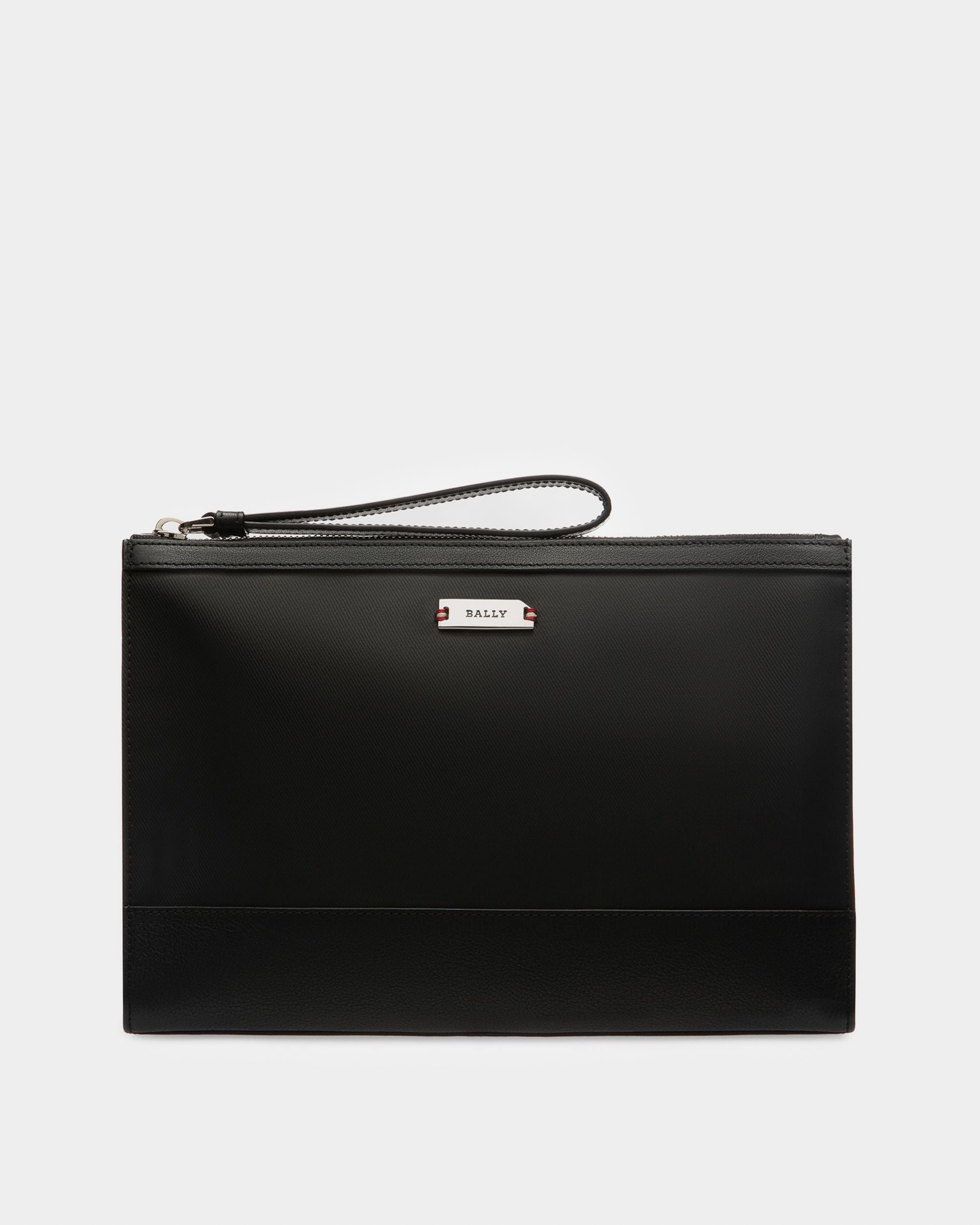 Vinson Coated Canvas & Leather Necessaire In Black - Men's - Bally - 01