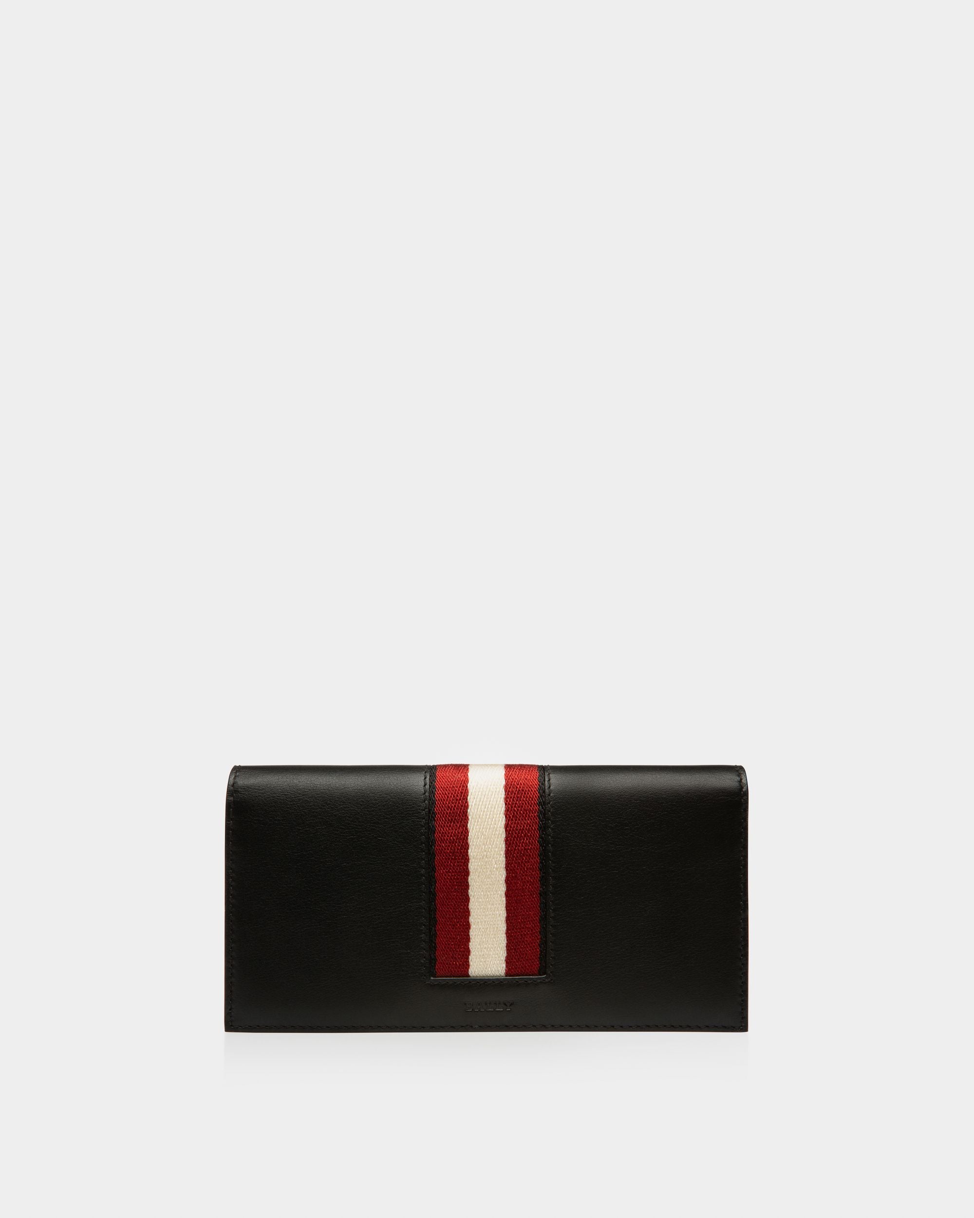 Baliro Leather Continental Wallet In Black - Men's - Bally - 01