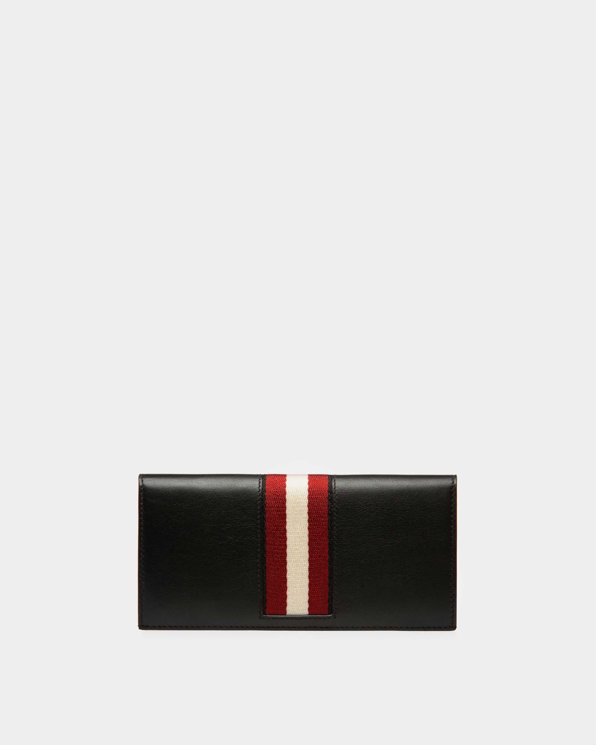 Baliro Leather Continental Wallet In Black - Men's - Bally - 02