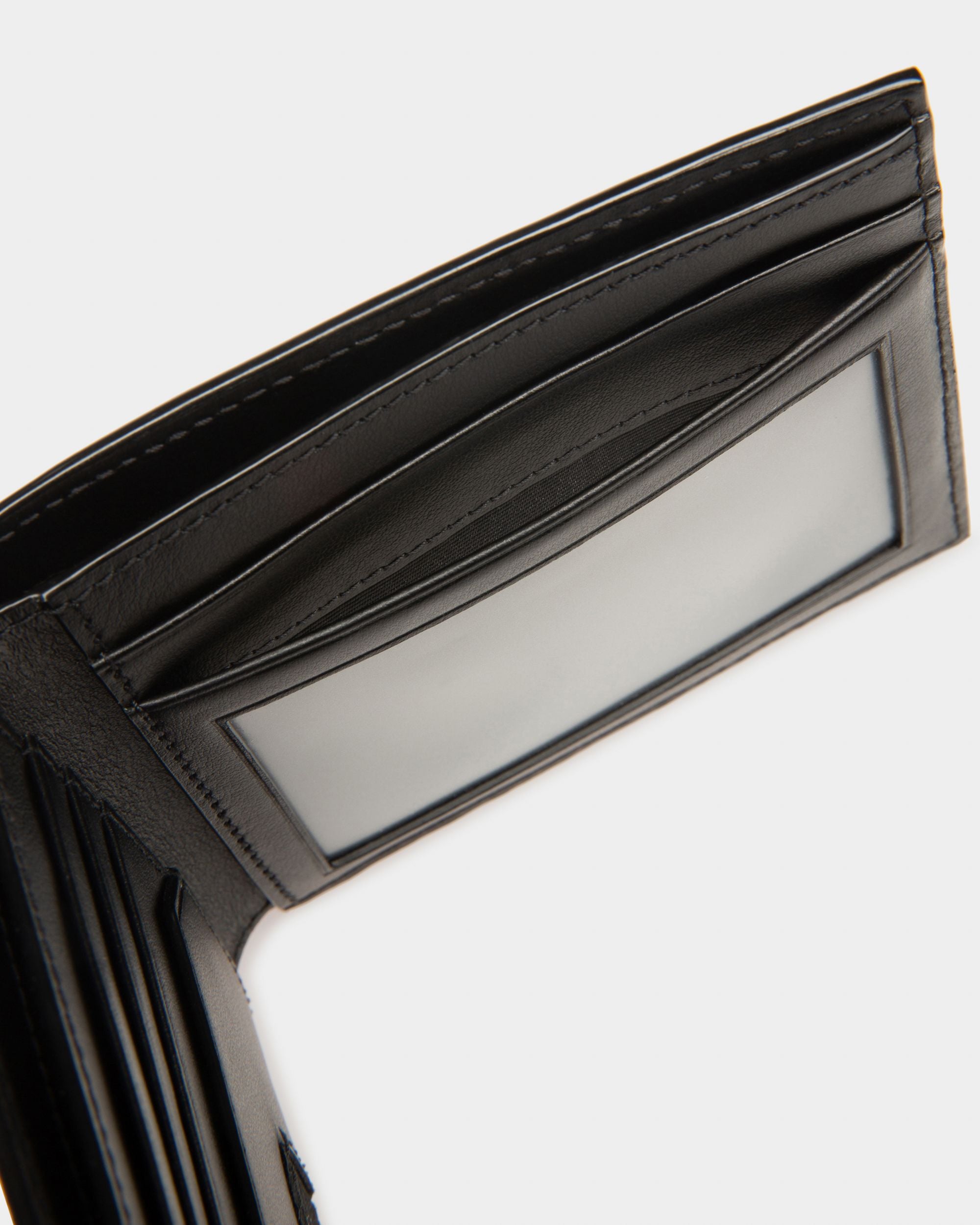 Bonett Leather Wallet In Black - Men's - Bally - 03