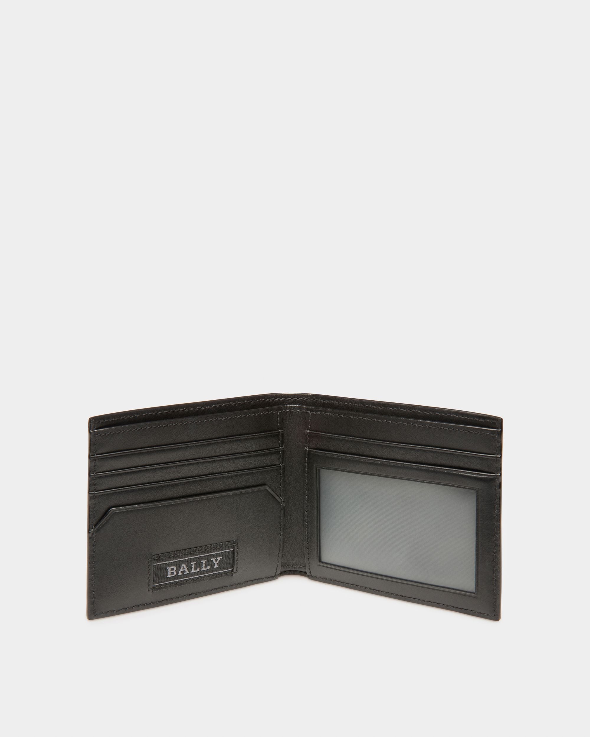 Bonett Leather Wallet In Black - Men's - Bally - 04