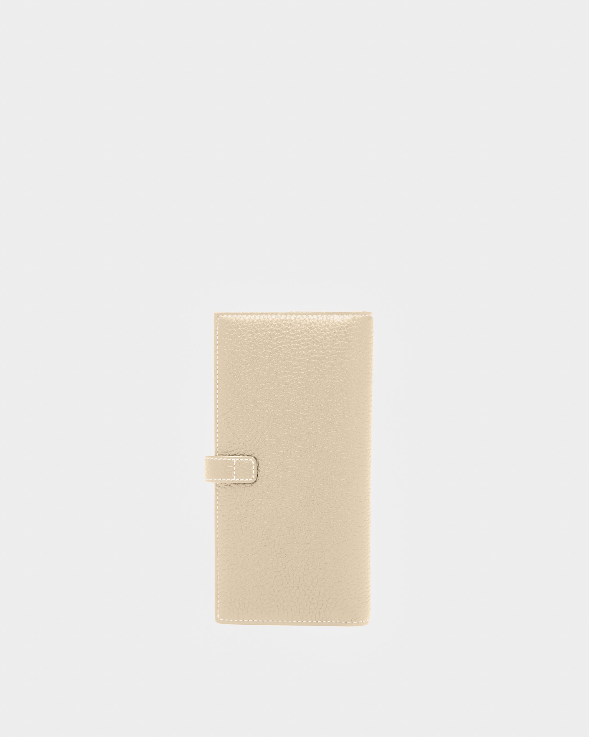 Amy Leather Wallet In Light Beige - Women's - Bally - 02