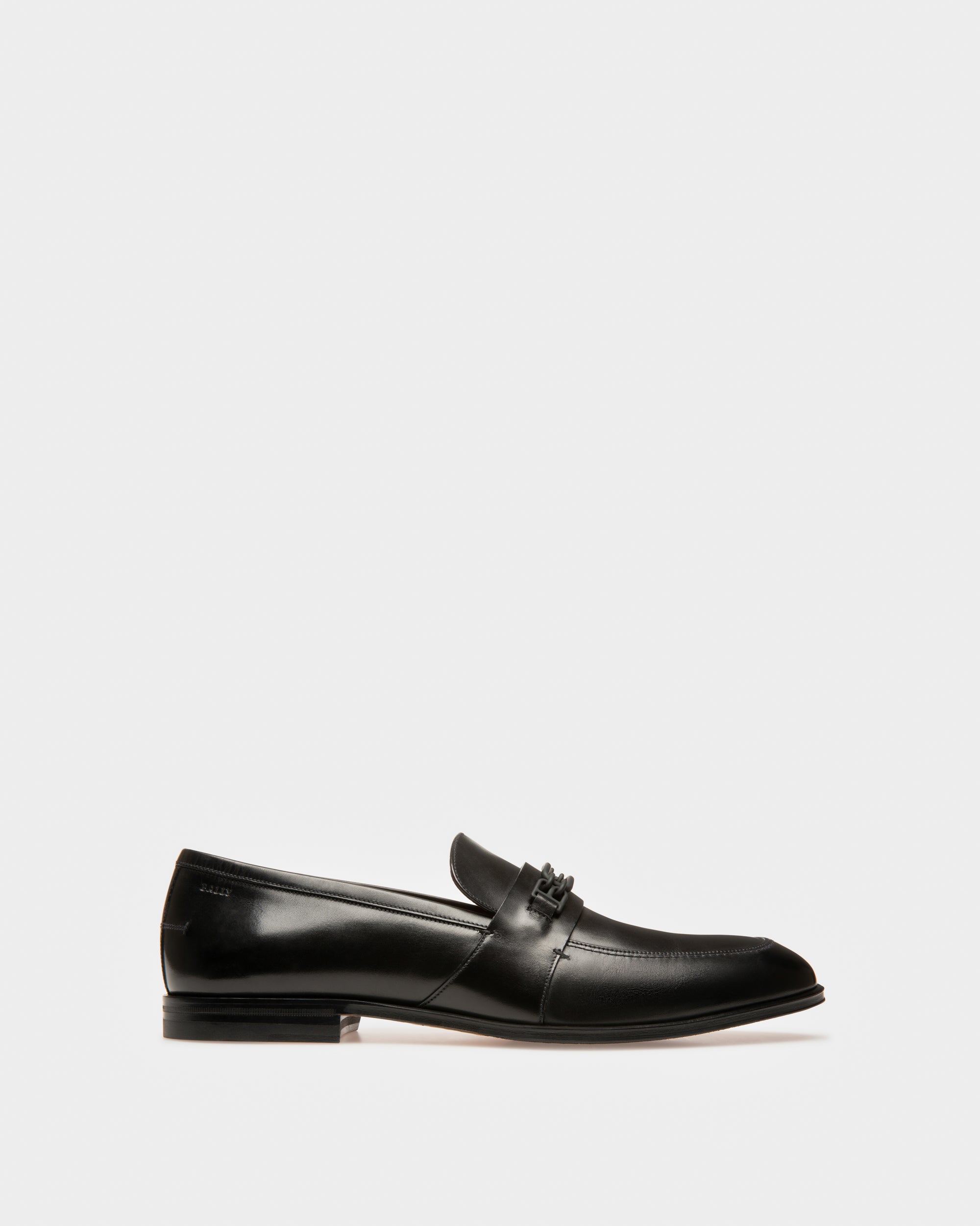 Wesper Leather Loafers In Black - Men's - Bally - 01