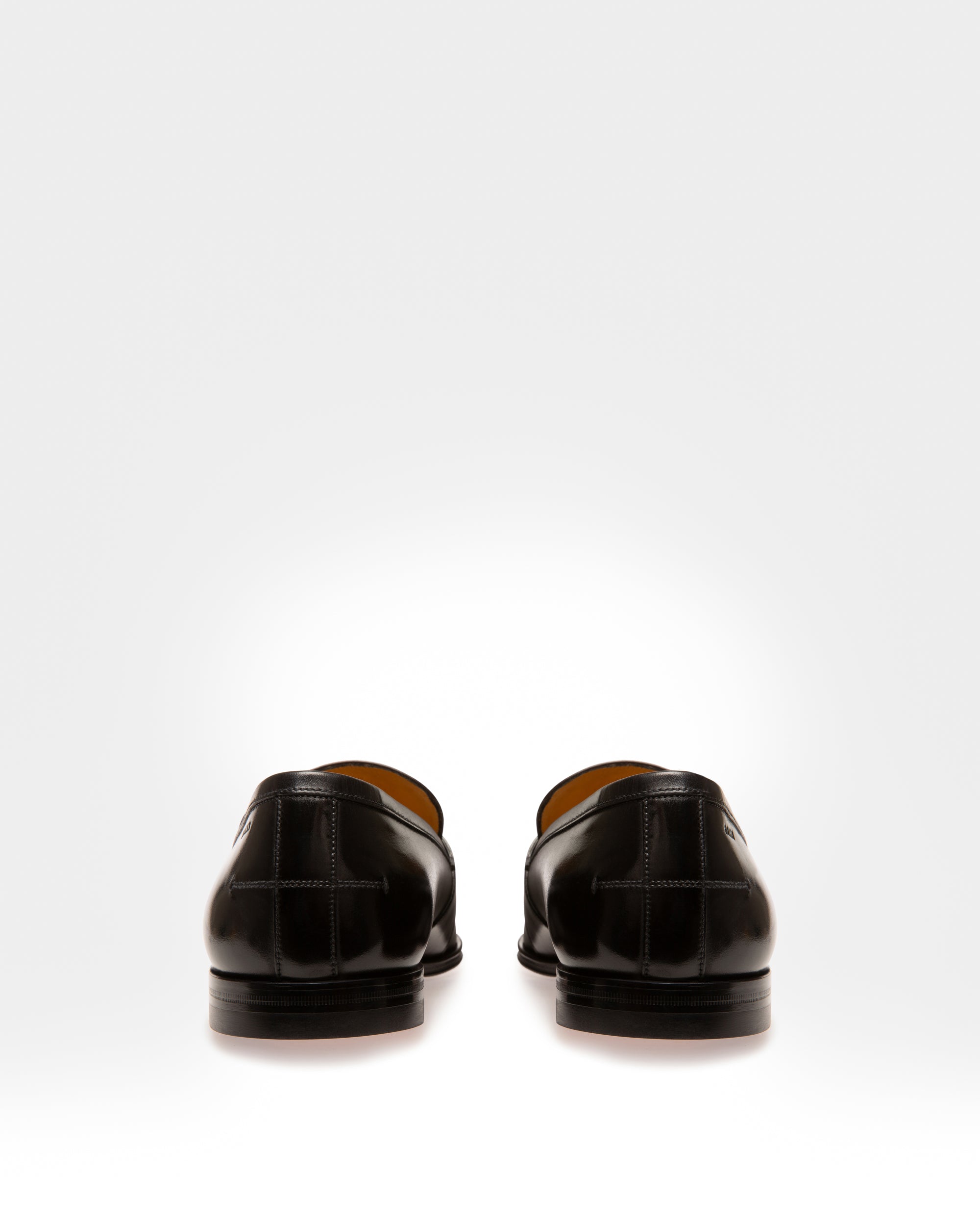 Wesper Leather Loafers In Black - Men's - Bally - 04