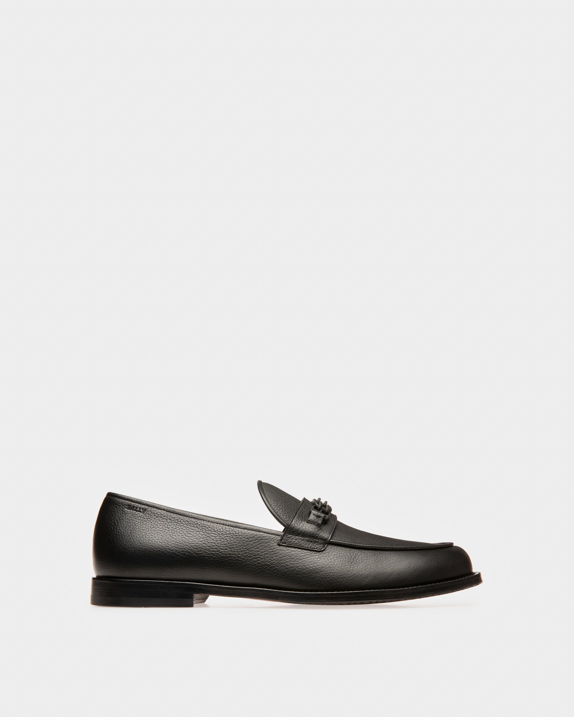 Kelsy Leather Loafers In Black - Men's - Bally - 01