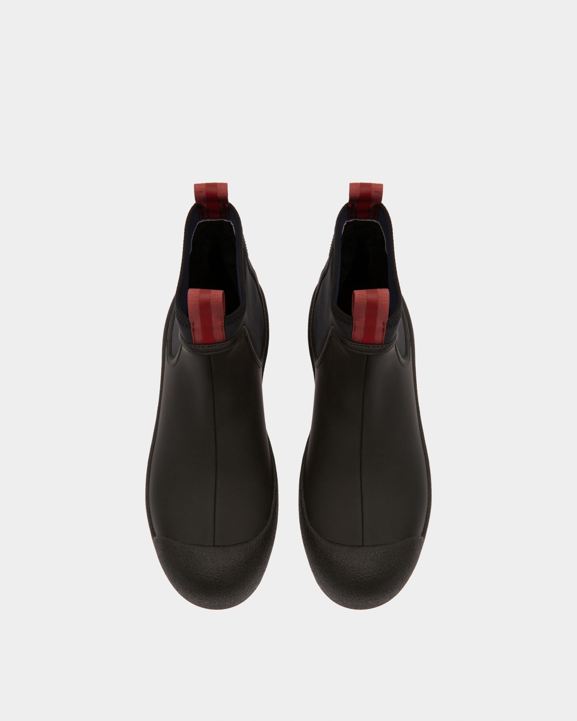 Bally Curling Booties In Black Leather - Men's - Bally - 03