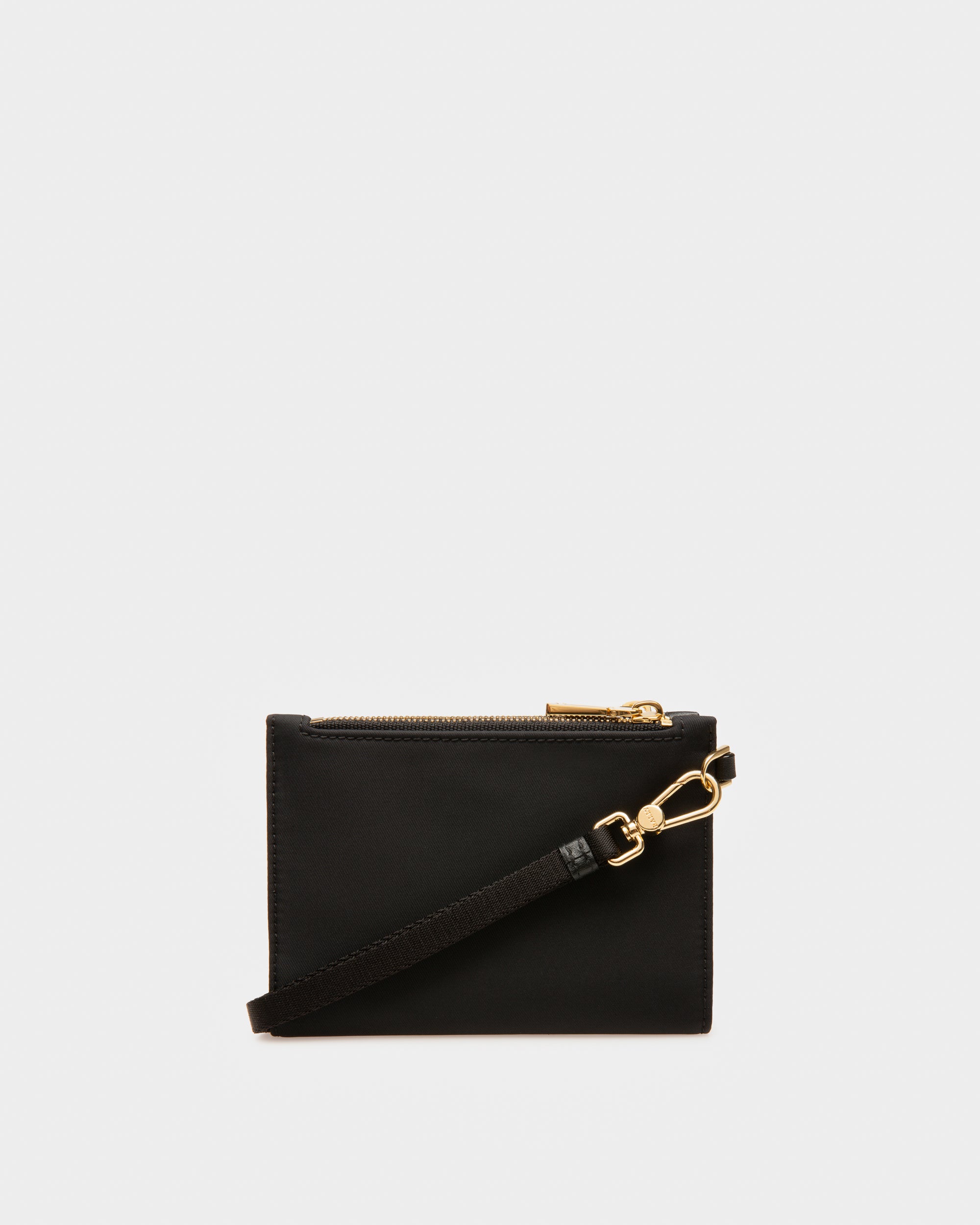 Esmal Recycled Nylon Card Holder In Black - Women's - Bally - 02