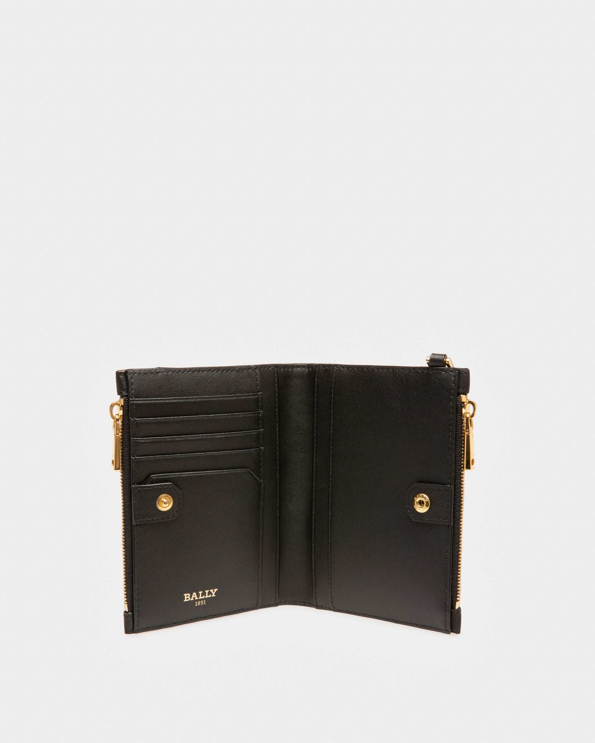 Esmal Recycled Nylon Card Holder In Black - Women's - Bally - 03