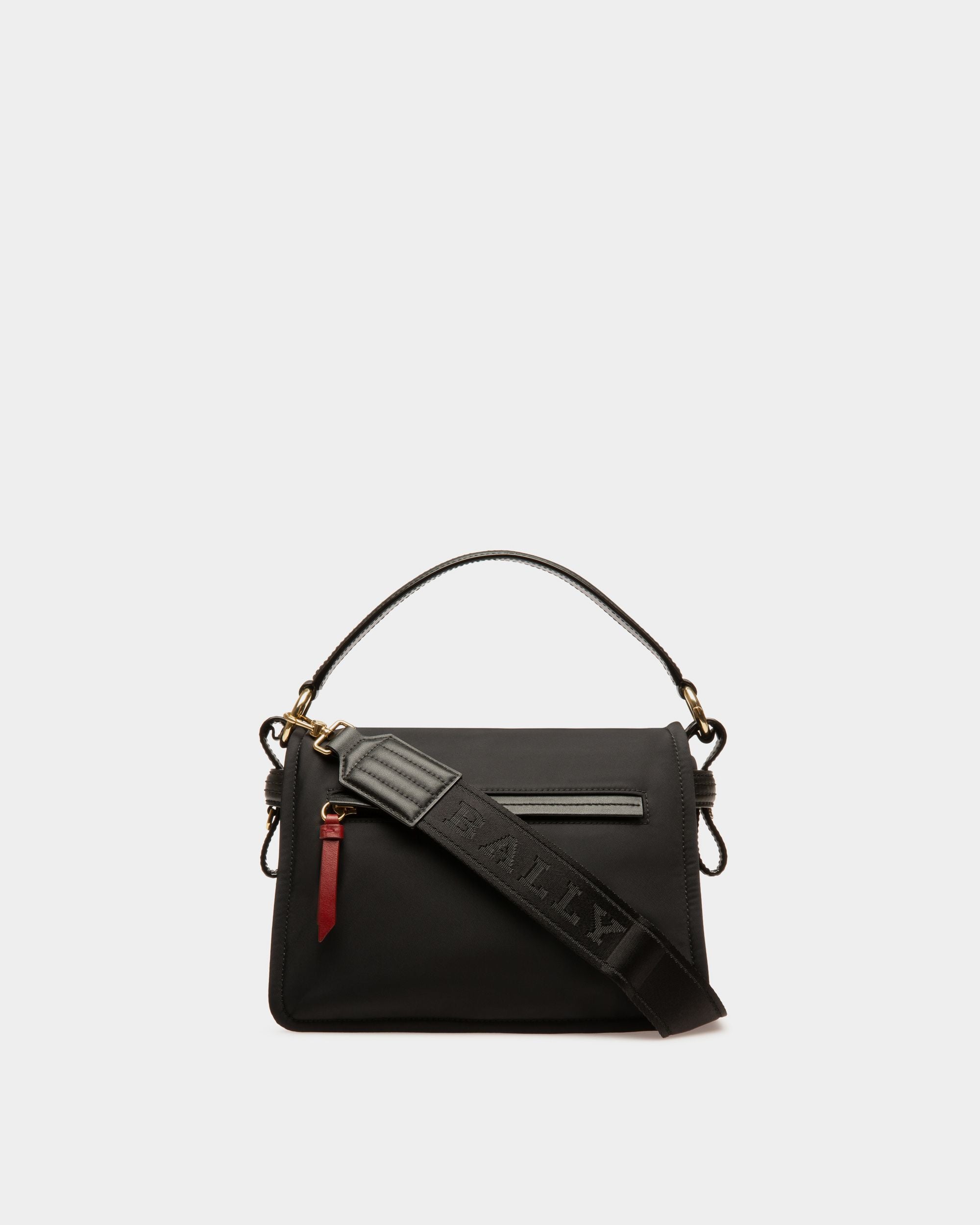 Ekyra Recycled Nylon Crossbody Bag In Black - Women's - Bally - 02
