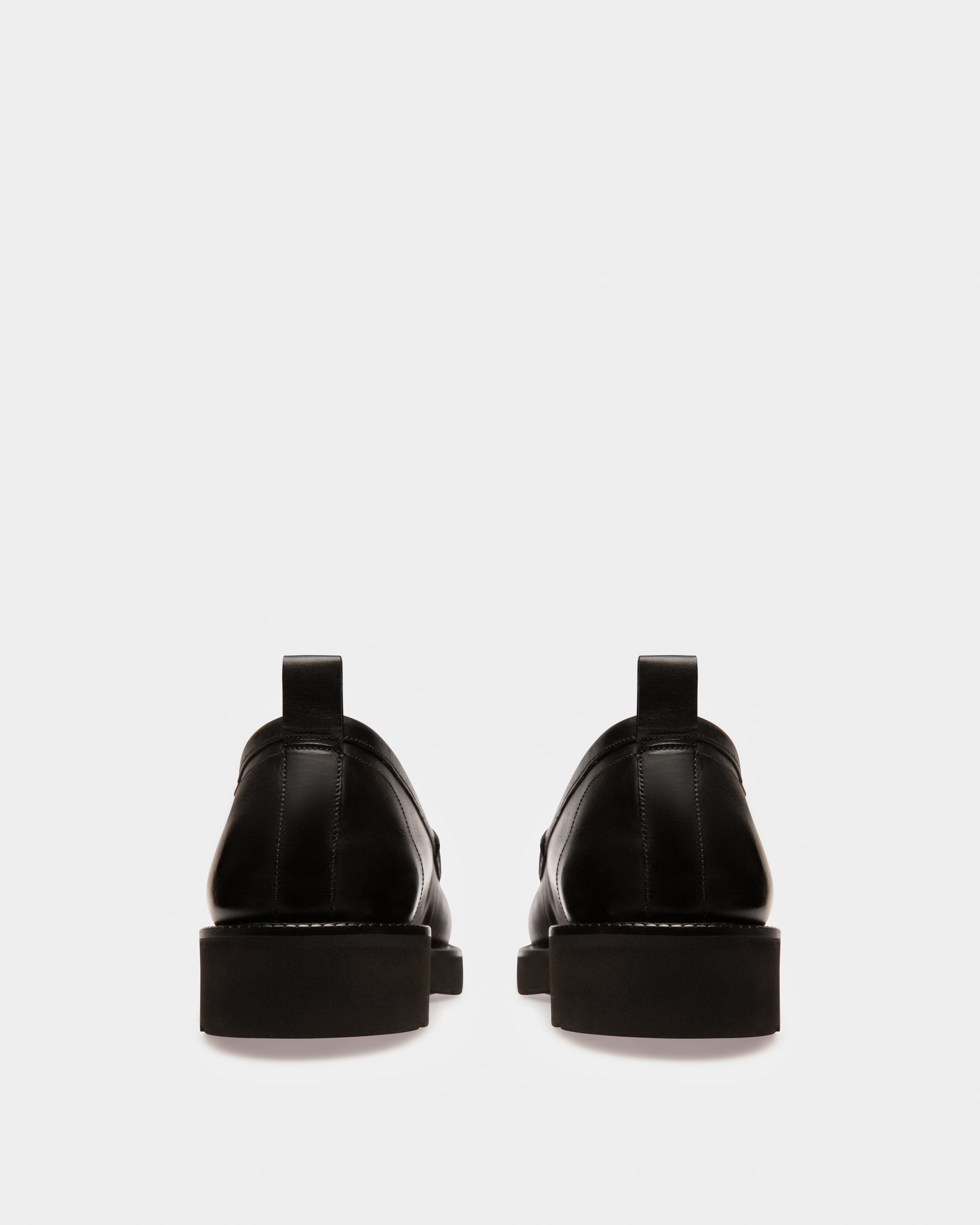 Nolam Leather Moccassins In Black - Men's - Bally - 03