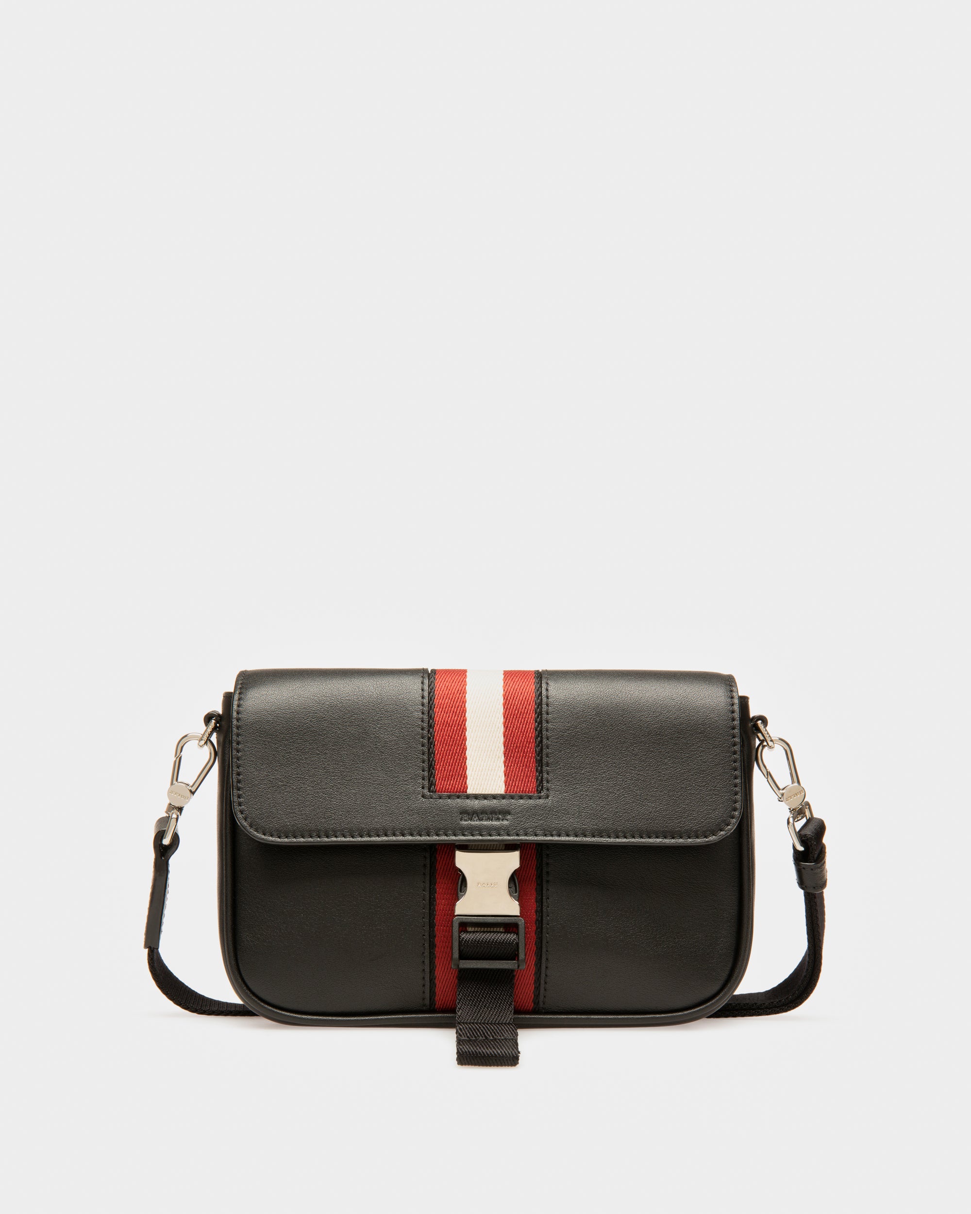 Bodhi Leather Phone Wallet In Black - Men's - Bally - 01