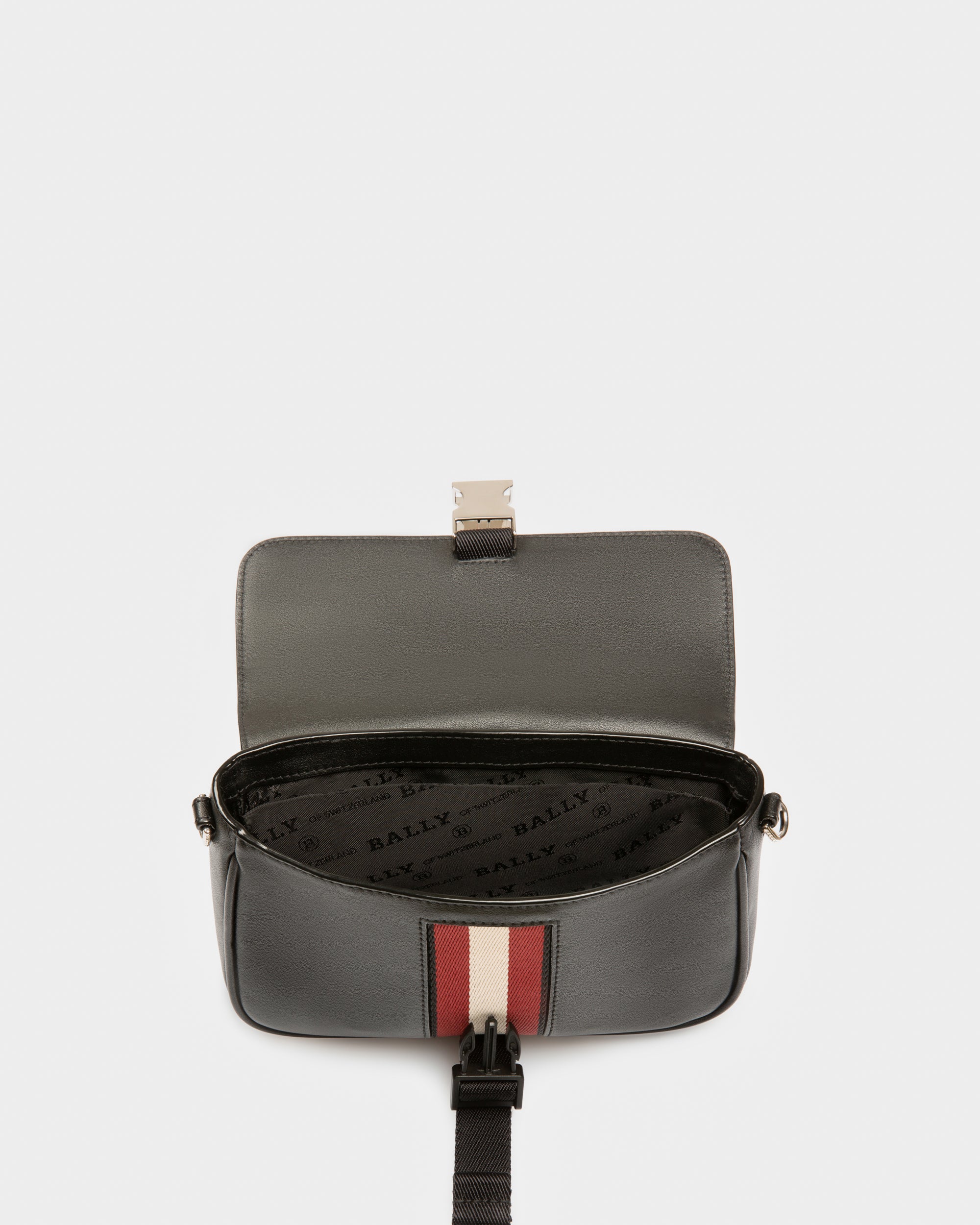 Bodhi Leather Phone Wallet In Black - Men's - Bally - 03