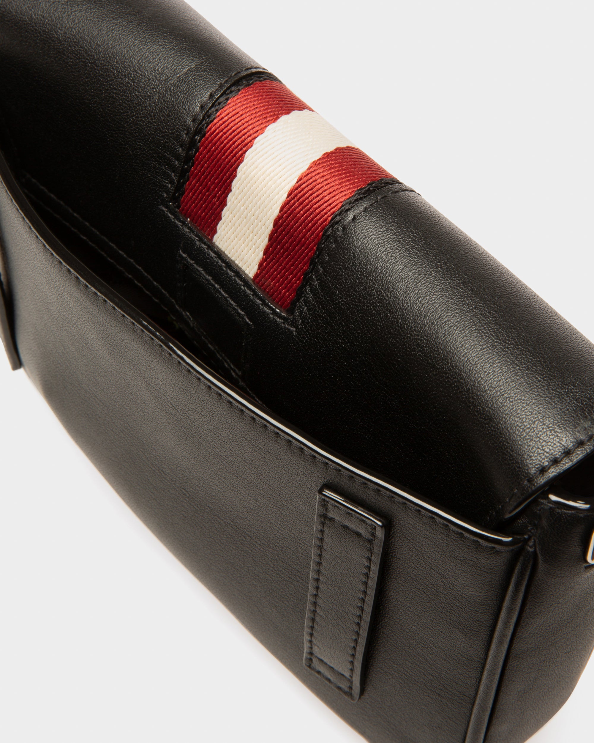 Bodhi Leather Phone Wallet In Black - Men's - Bally - 05