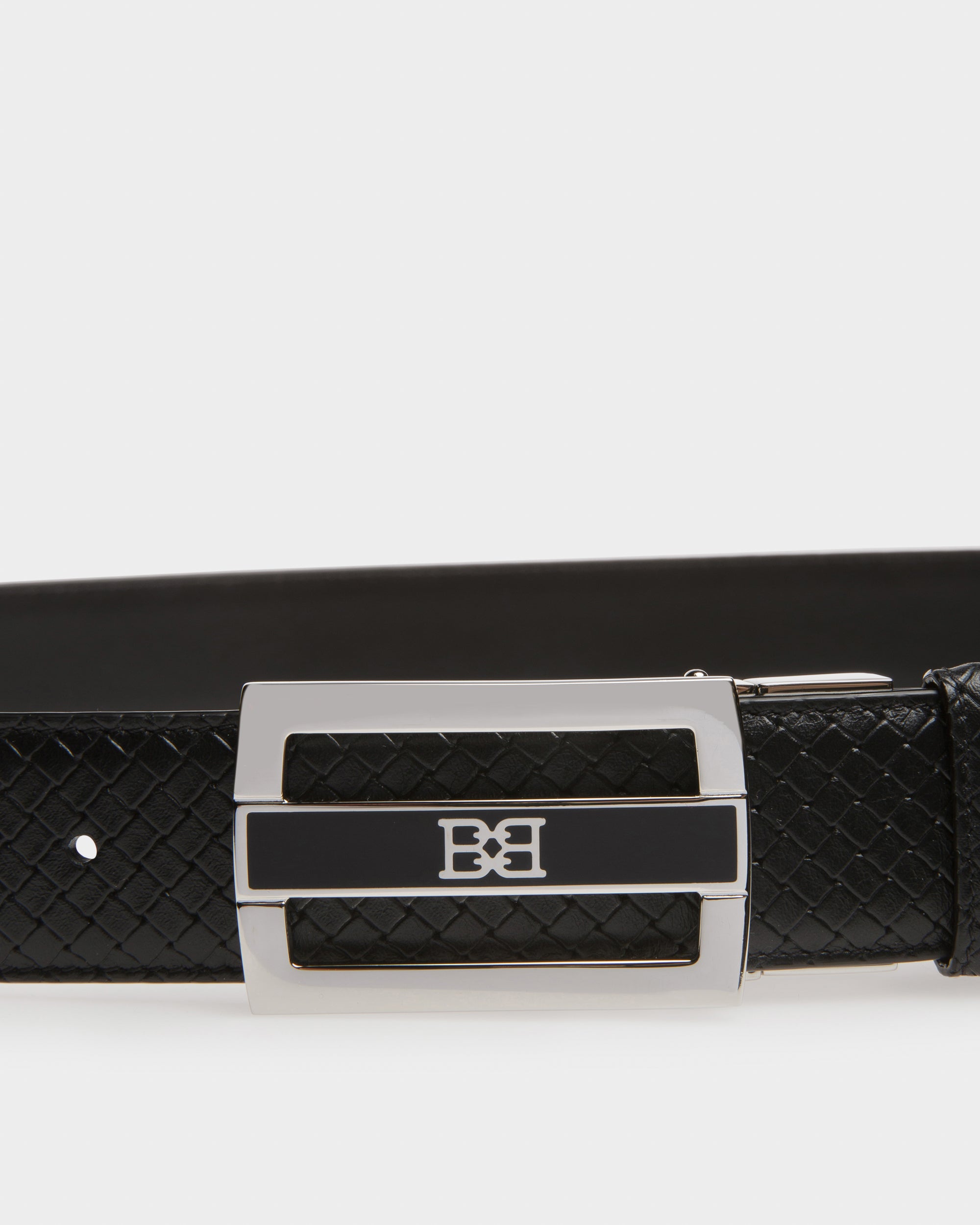 Owen Leather 35mm Belt In Black - Men's - Bally - 03