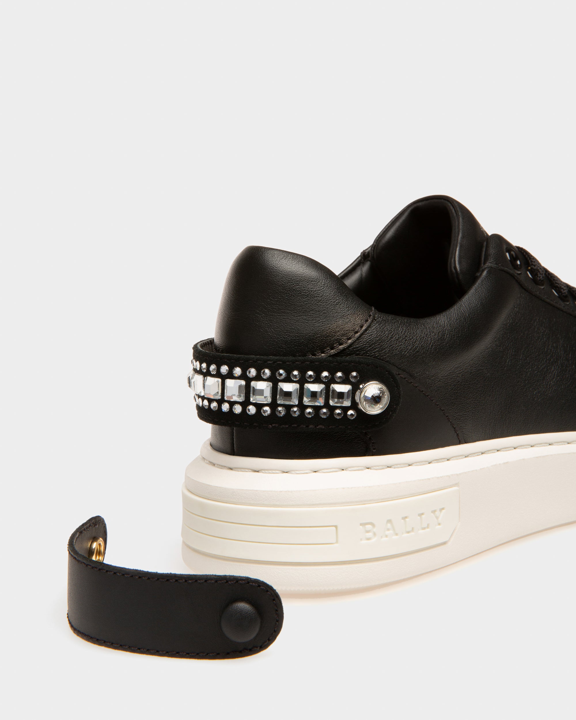 Malya Leather Sneakers In Black - Women's - Bally - 06