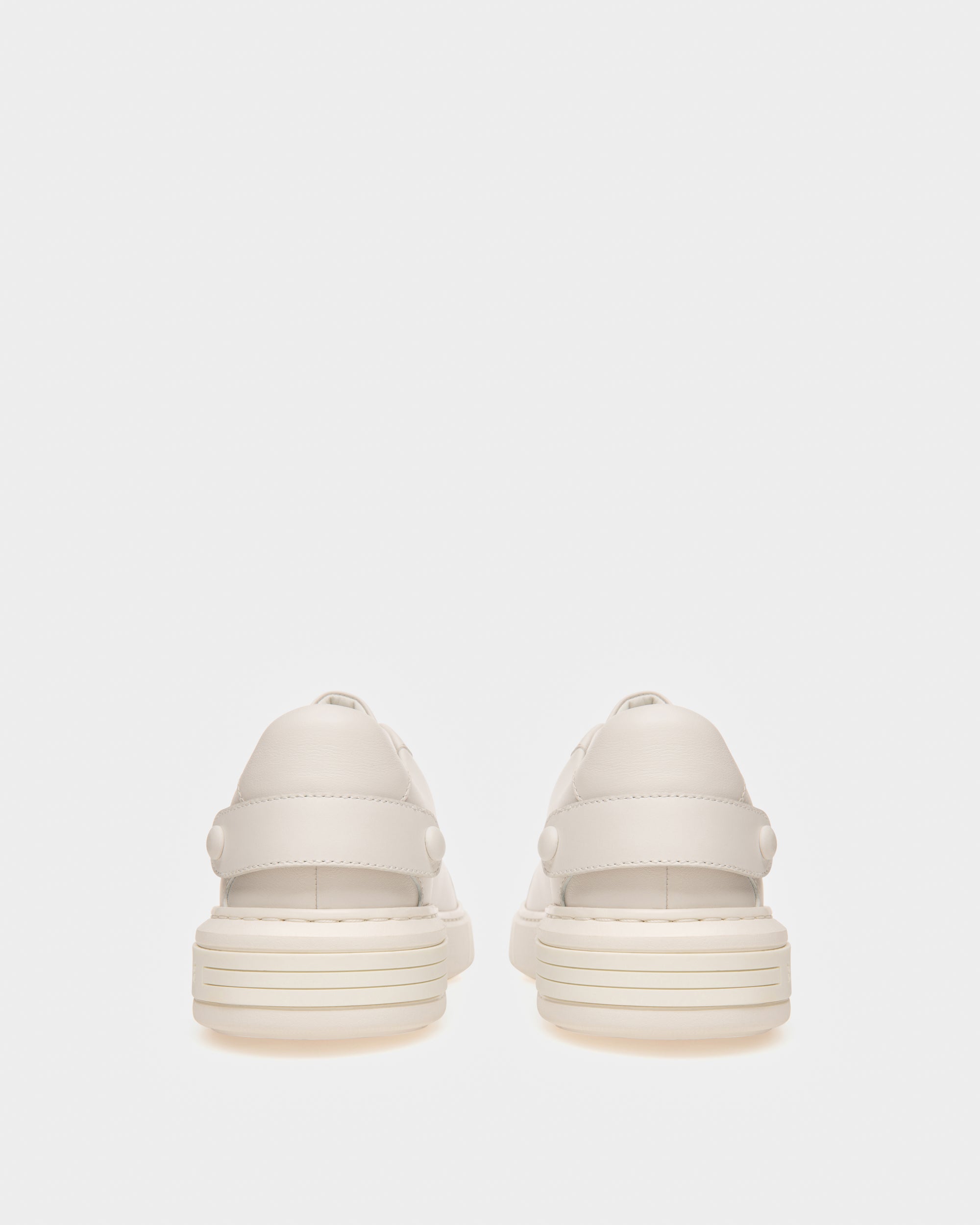 Malya Leather Sneakers In White - Women's - Bally - 08
