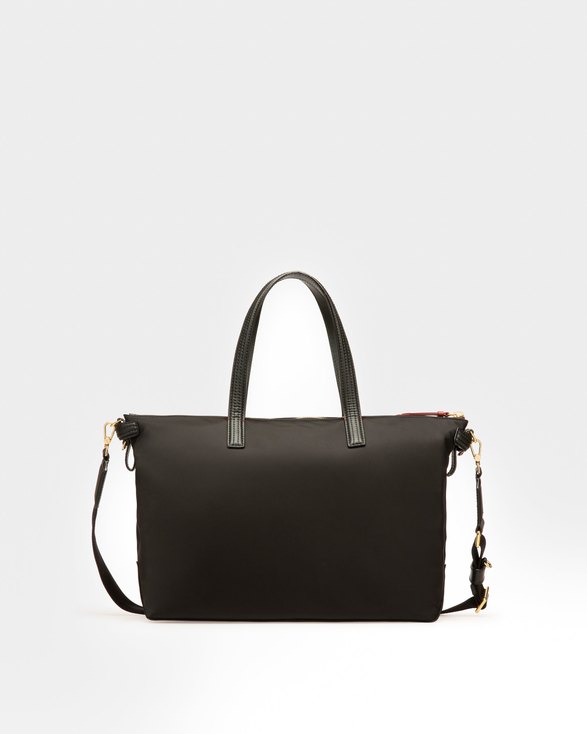 Embeth Recycled Nylon Tote Bag In Black - Women's - Bally - 02