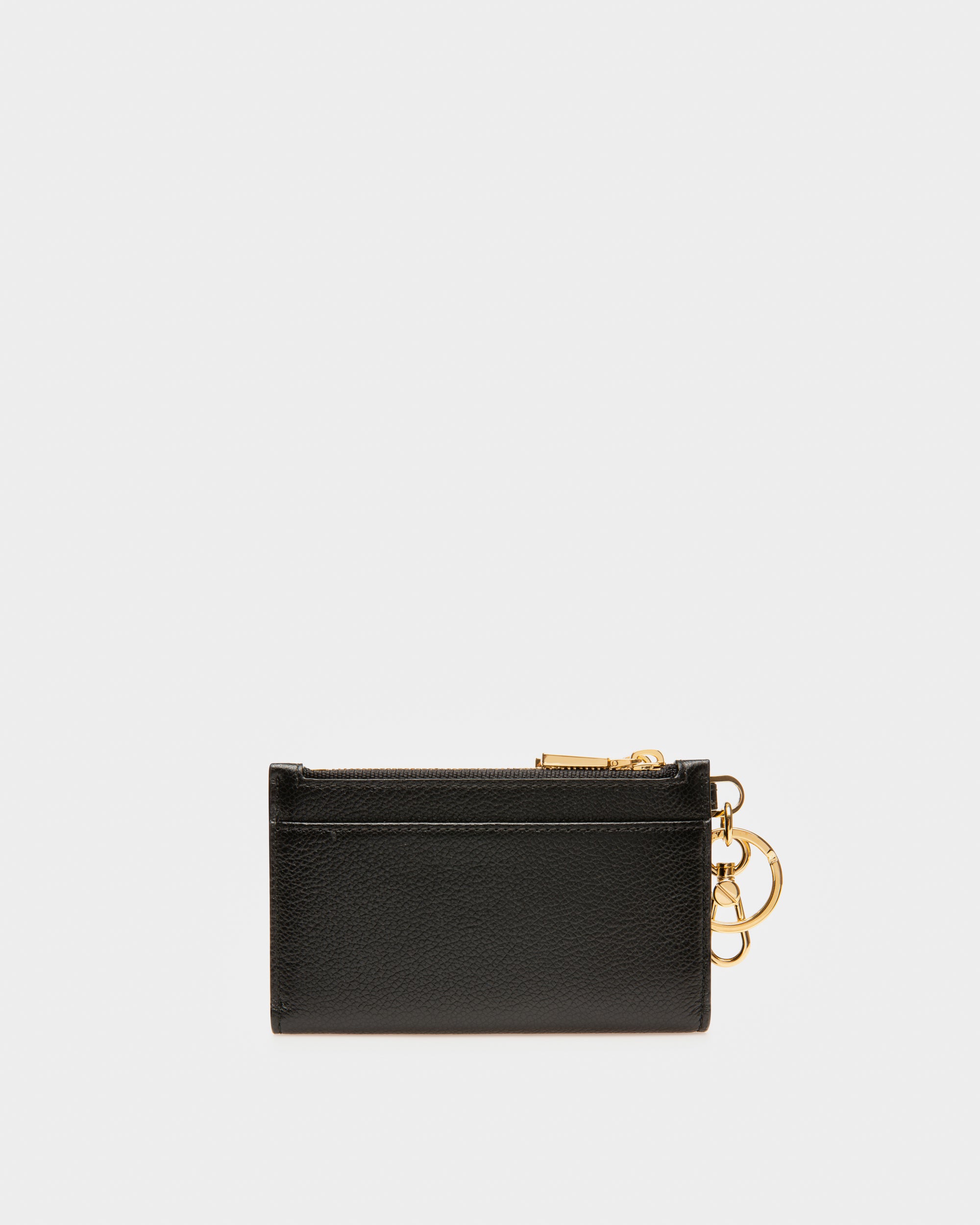 Larin Leather Wallet In Black - Women's - Bally - 02
