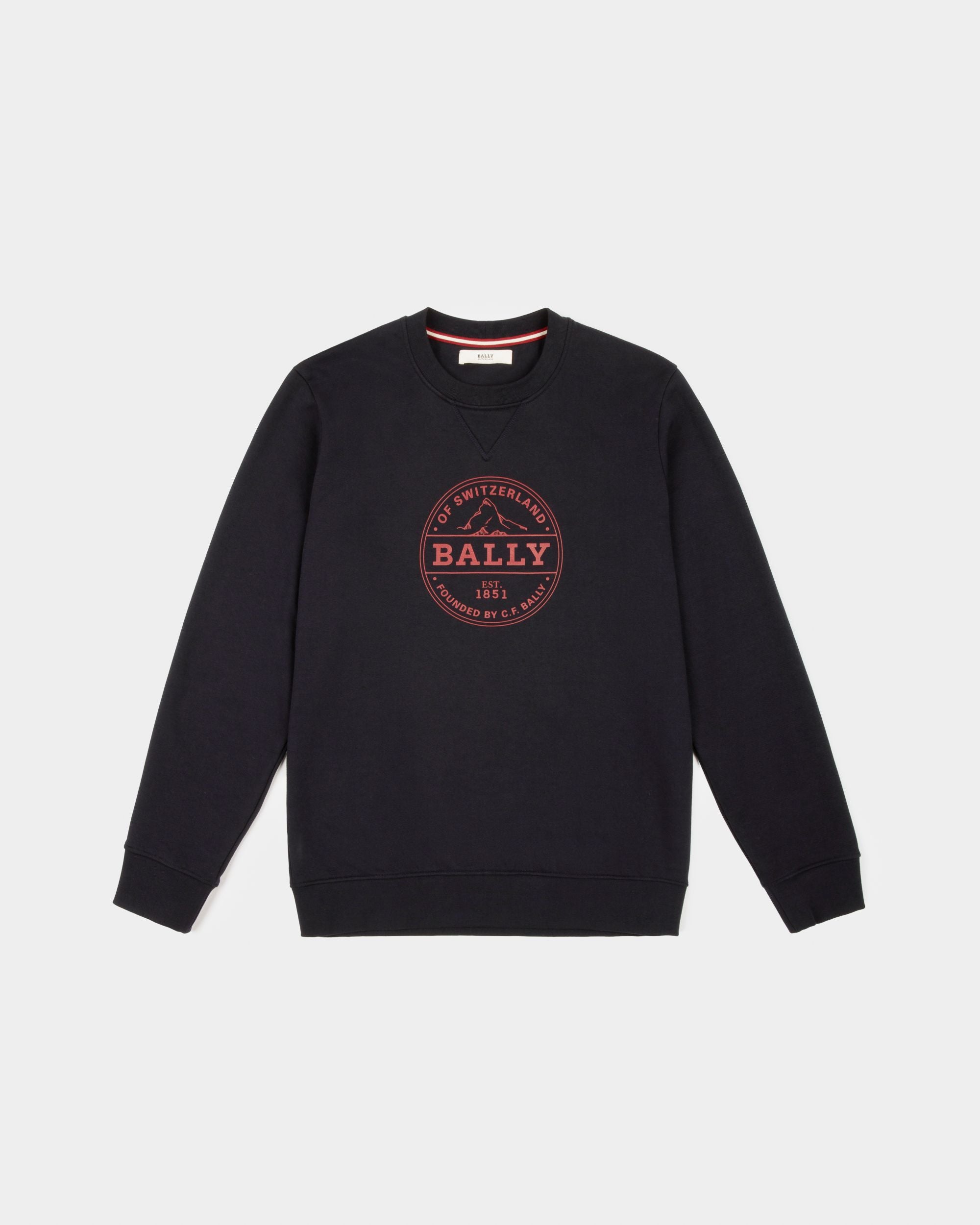 Cotton Top In Navy - Men's - Bally - 01