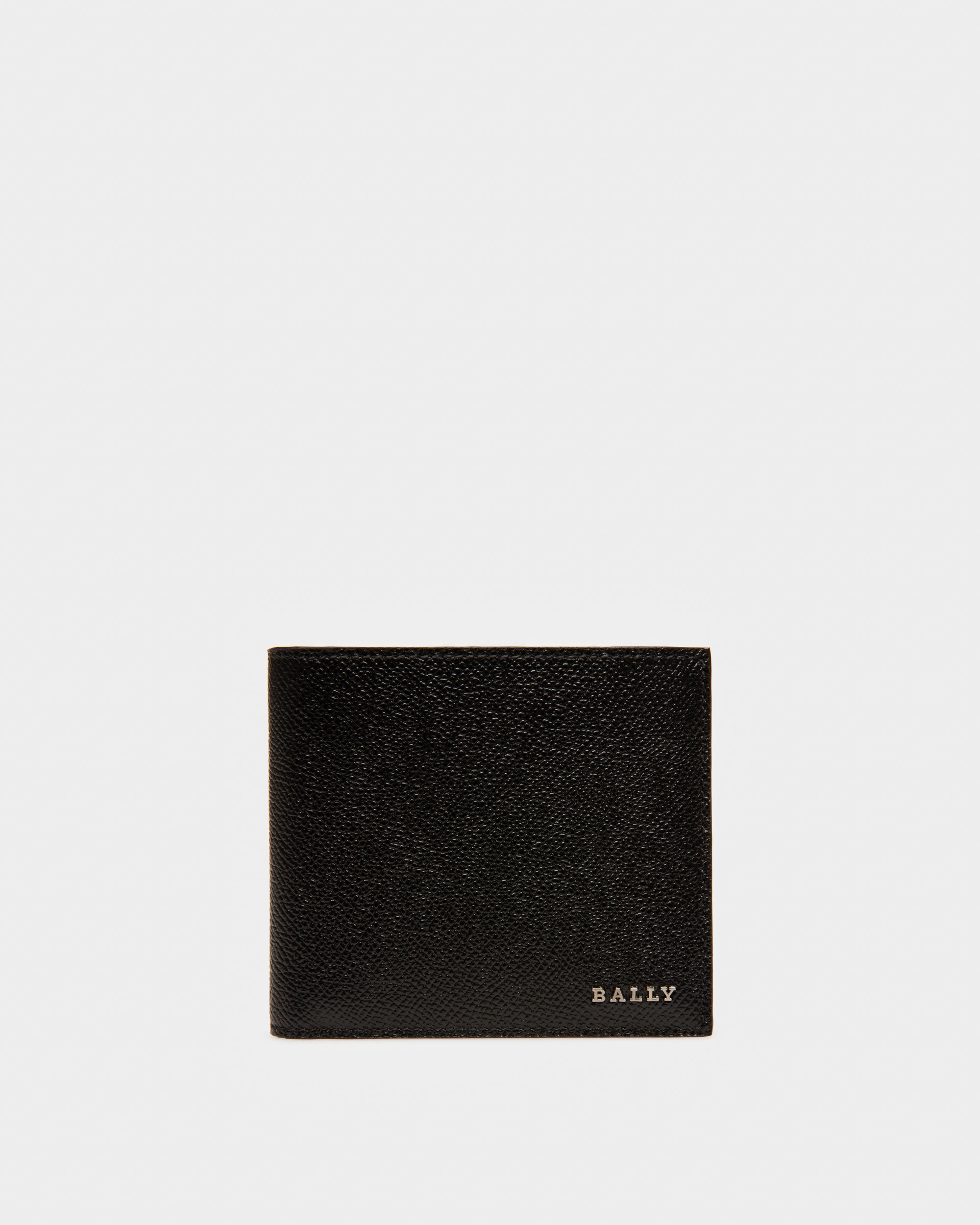 Bollen Wallet In Black And Bally Red Leather - Men's - Bally - 01