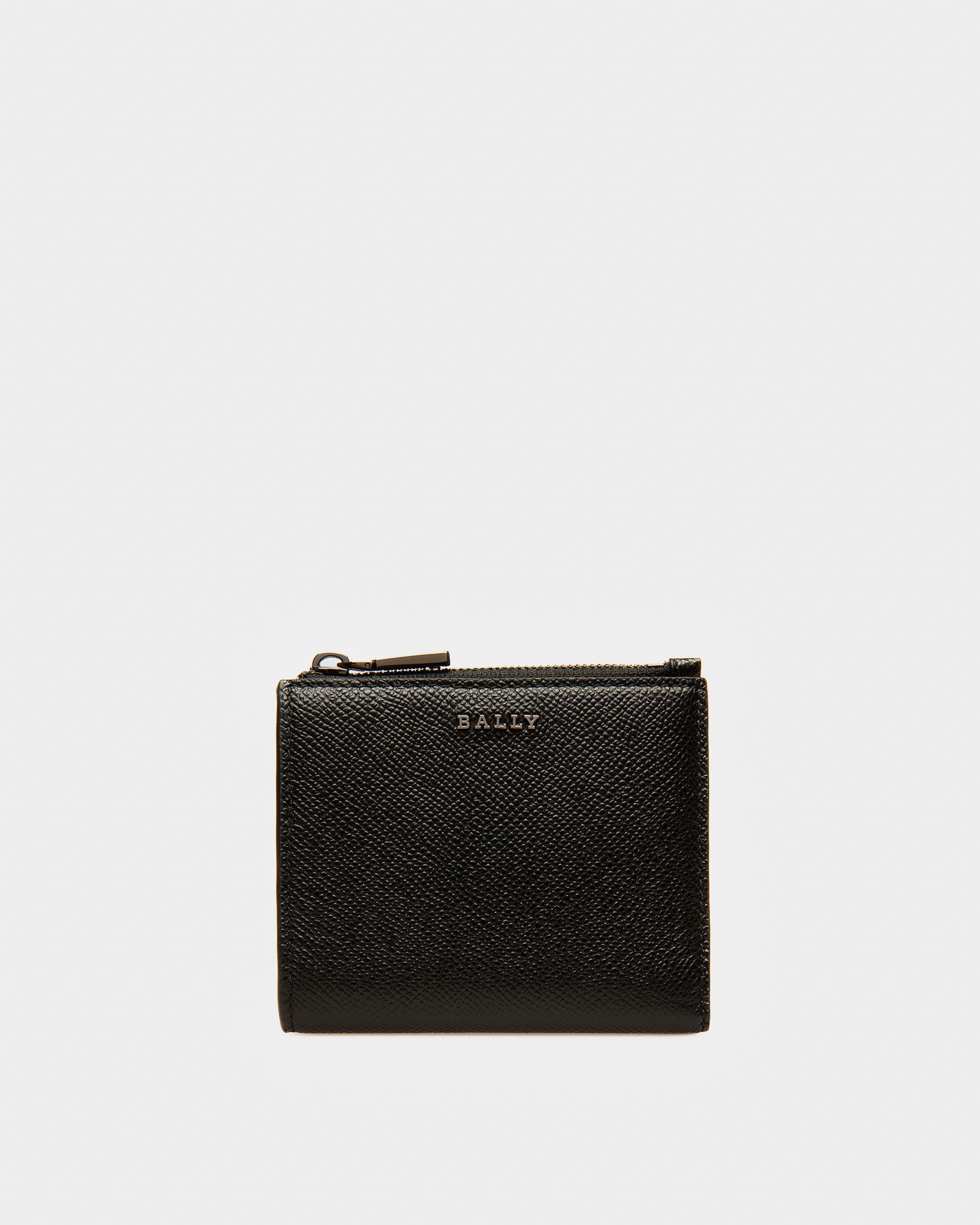 Bunner Leather Wallet In Black - Men's - Bally - 01