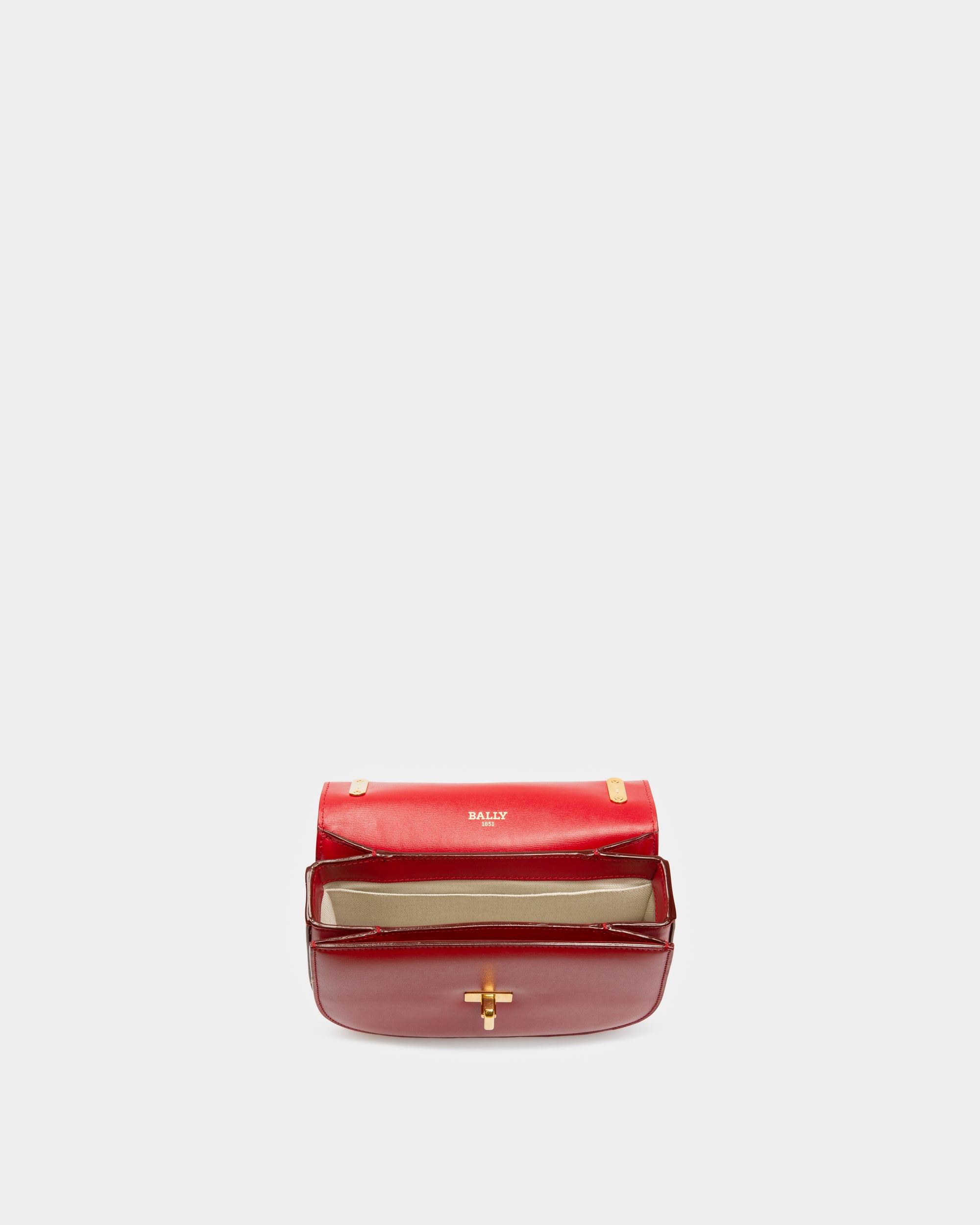 Baily Leather Minibag In Red - Women's - Bally - 03