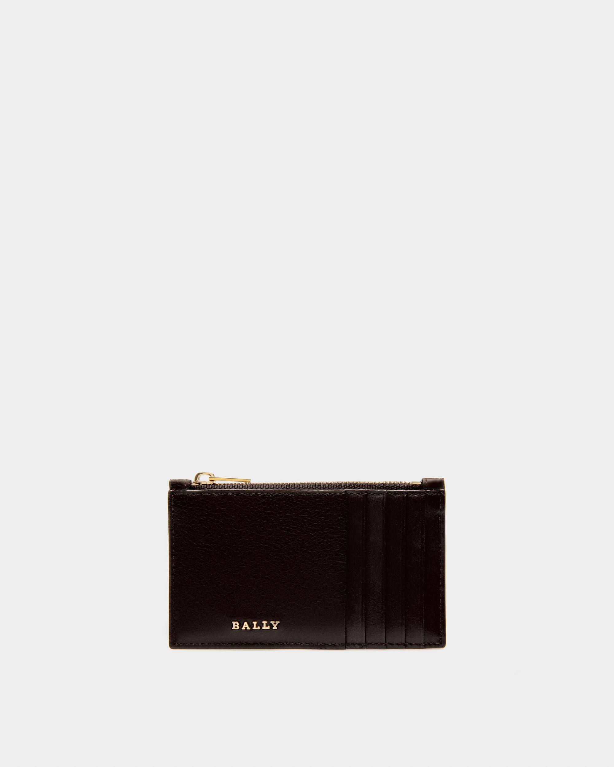 Landy Leather Wallet In Black - Women's - Bally - 01