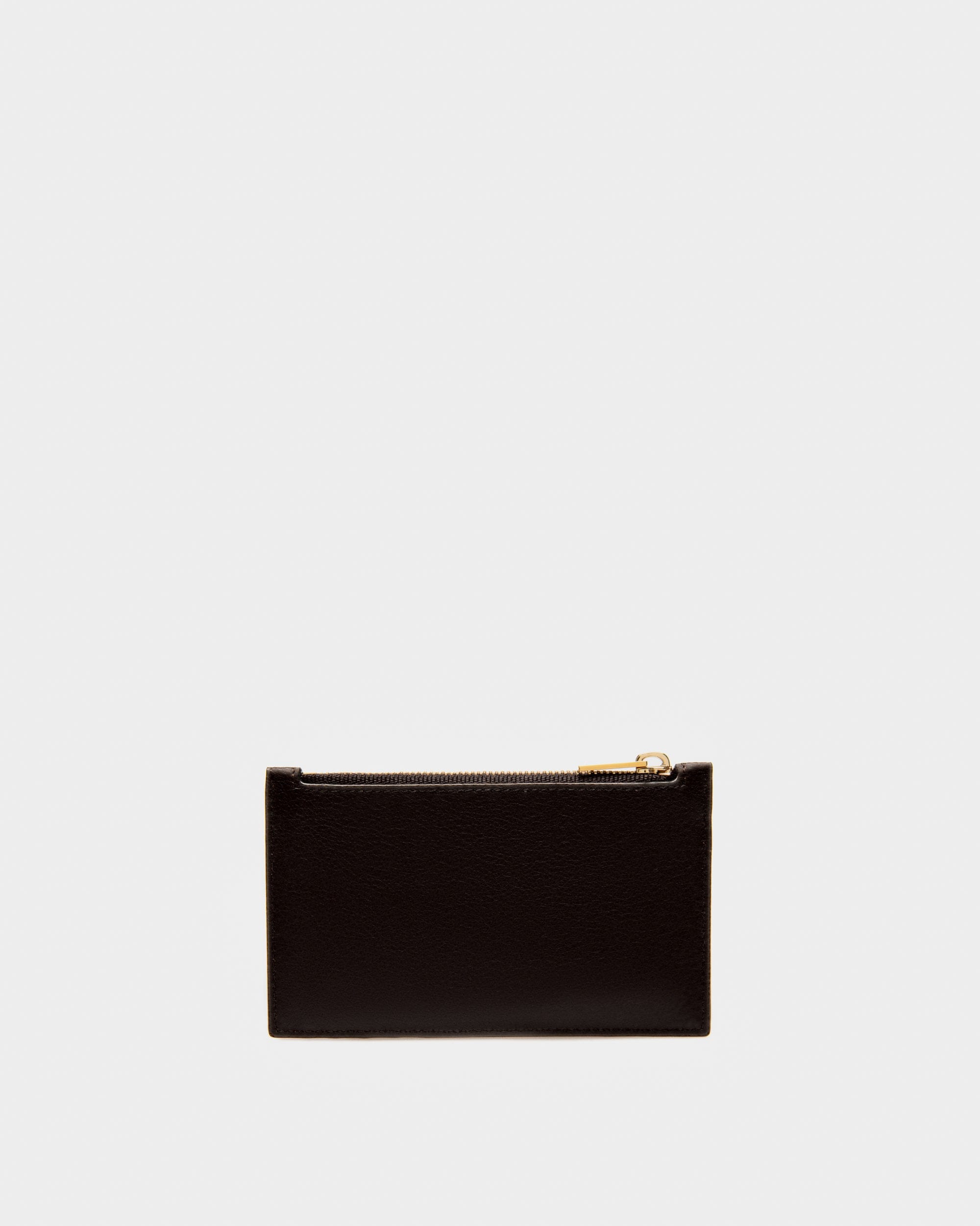 Landy Leather Wallet In Black - Women's - Bally - 02