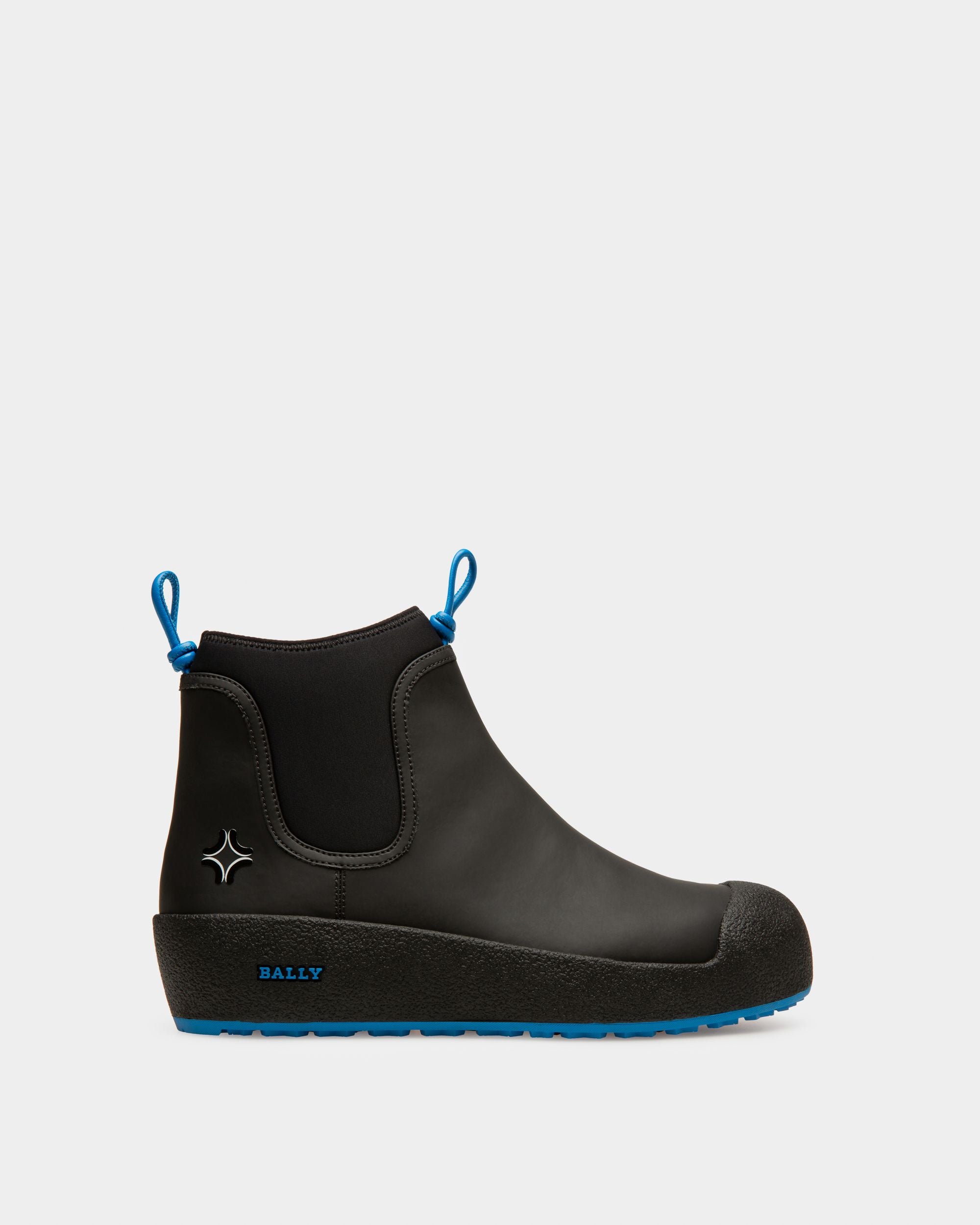 Gadey Leather Snow Boots In Black - Women's - Bally - 01