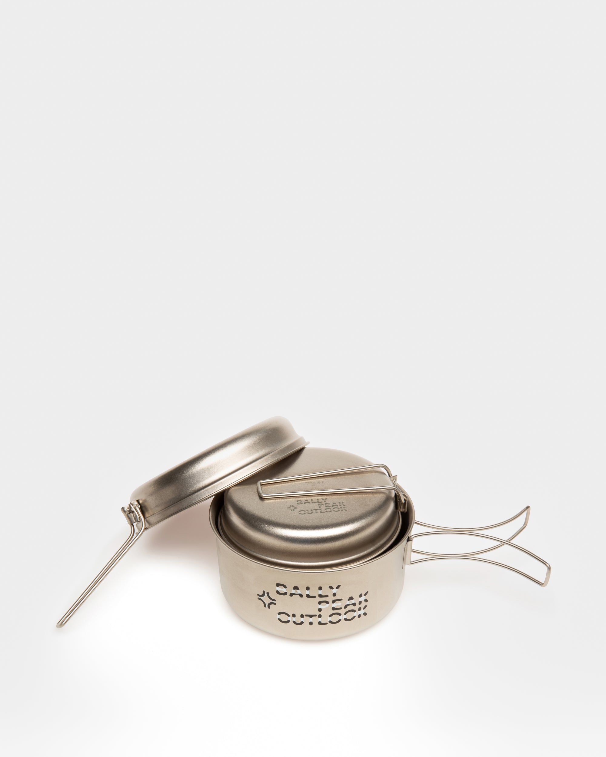 Compact Cookset Titanium Accessory In Silver - Men's - Bally - 03